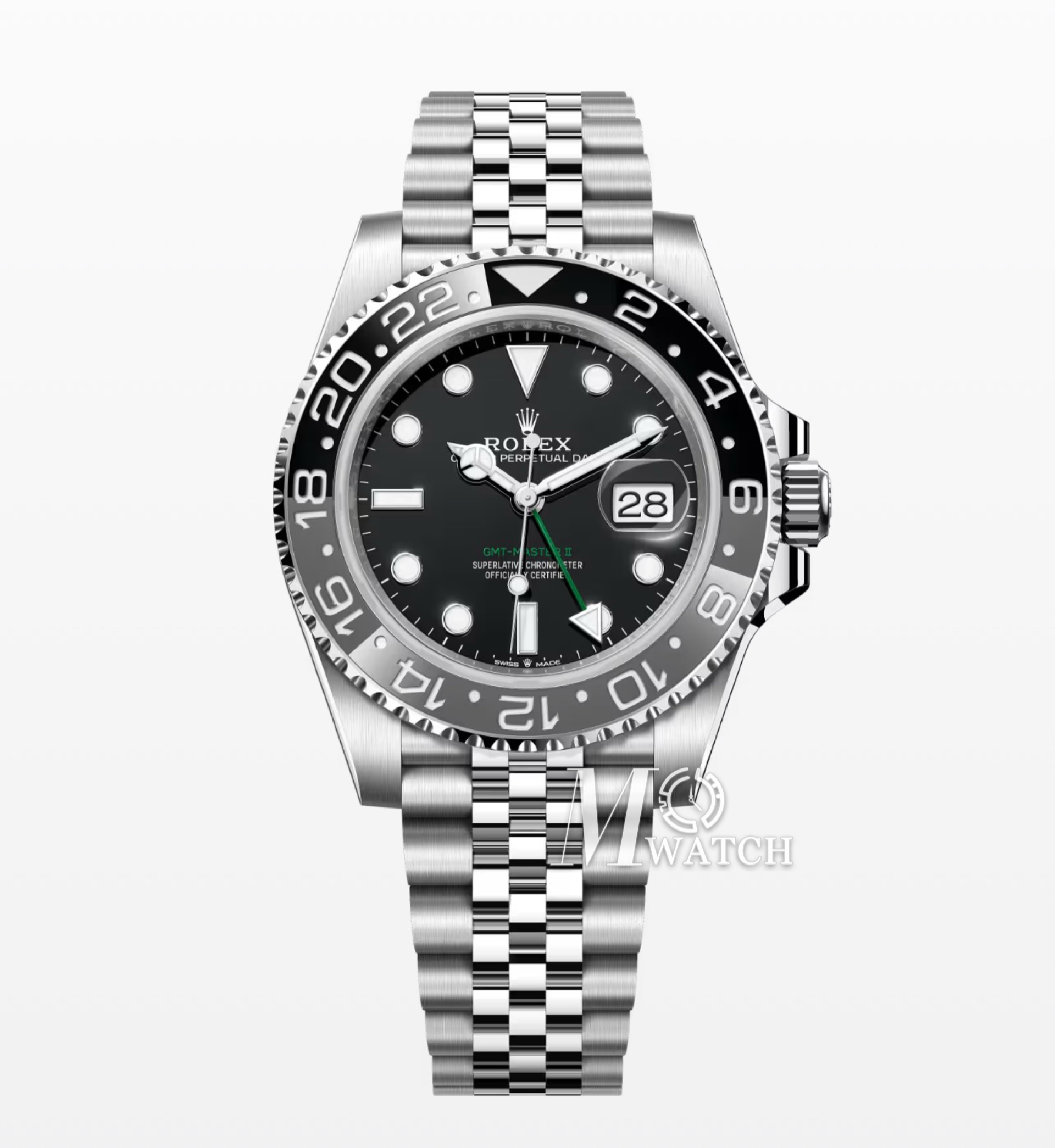 ROLEX - SUPER CLONE GMT Master II 126710 Bruce Wayne 40mm Jubilee SS/SS Black Dial VSF V3 DD3285
