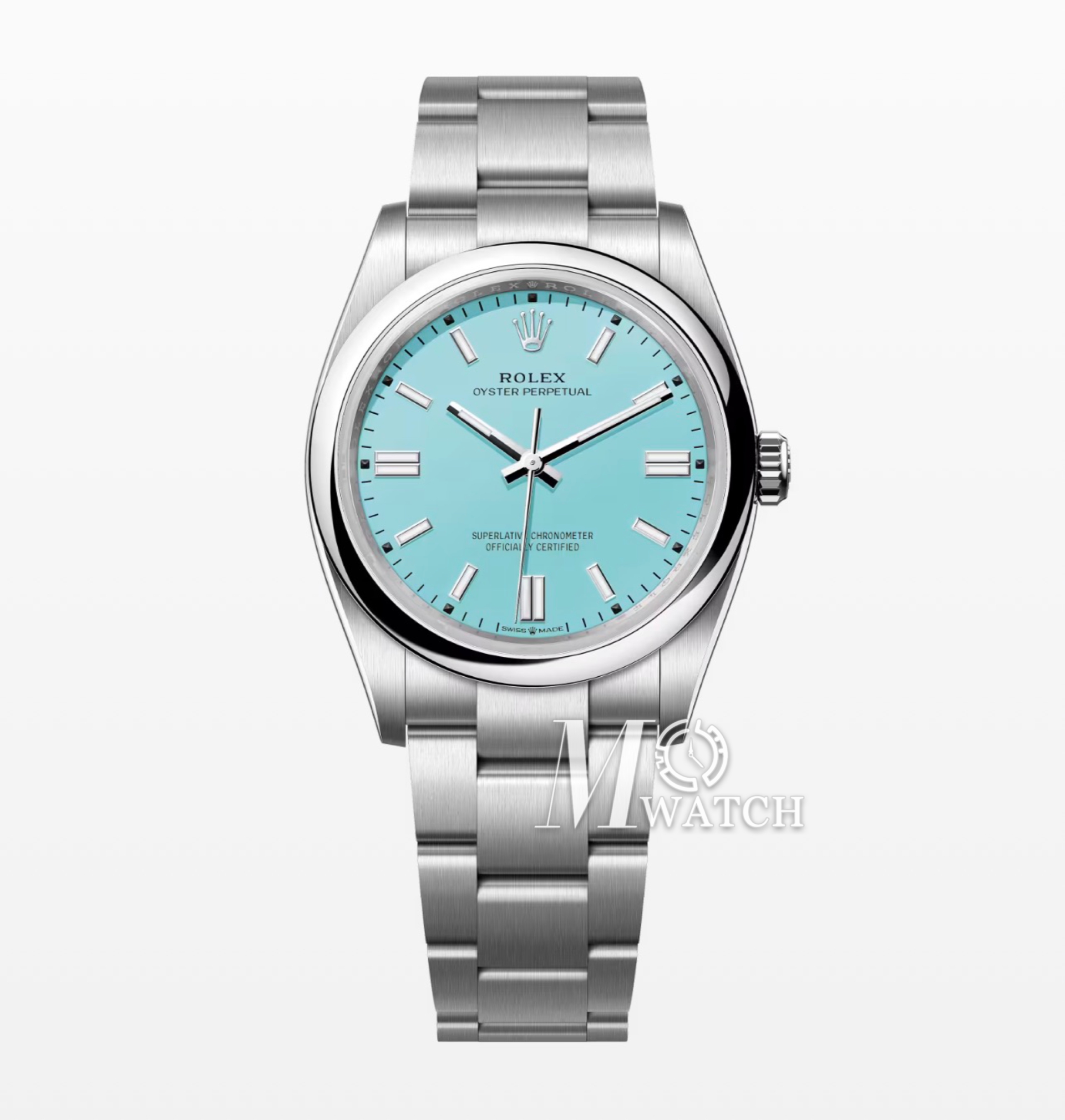ROLEX - Oyster Perpetual 126000 36mm SS/SS Tiffany Blue Dial VSF DD3230