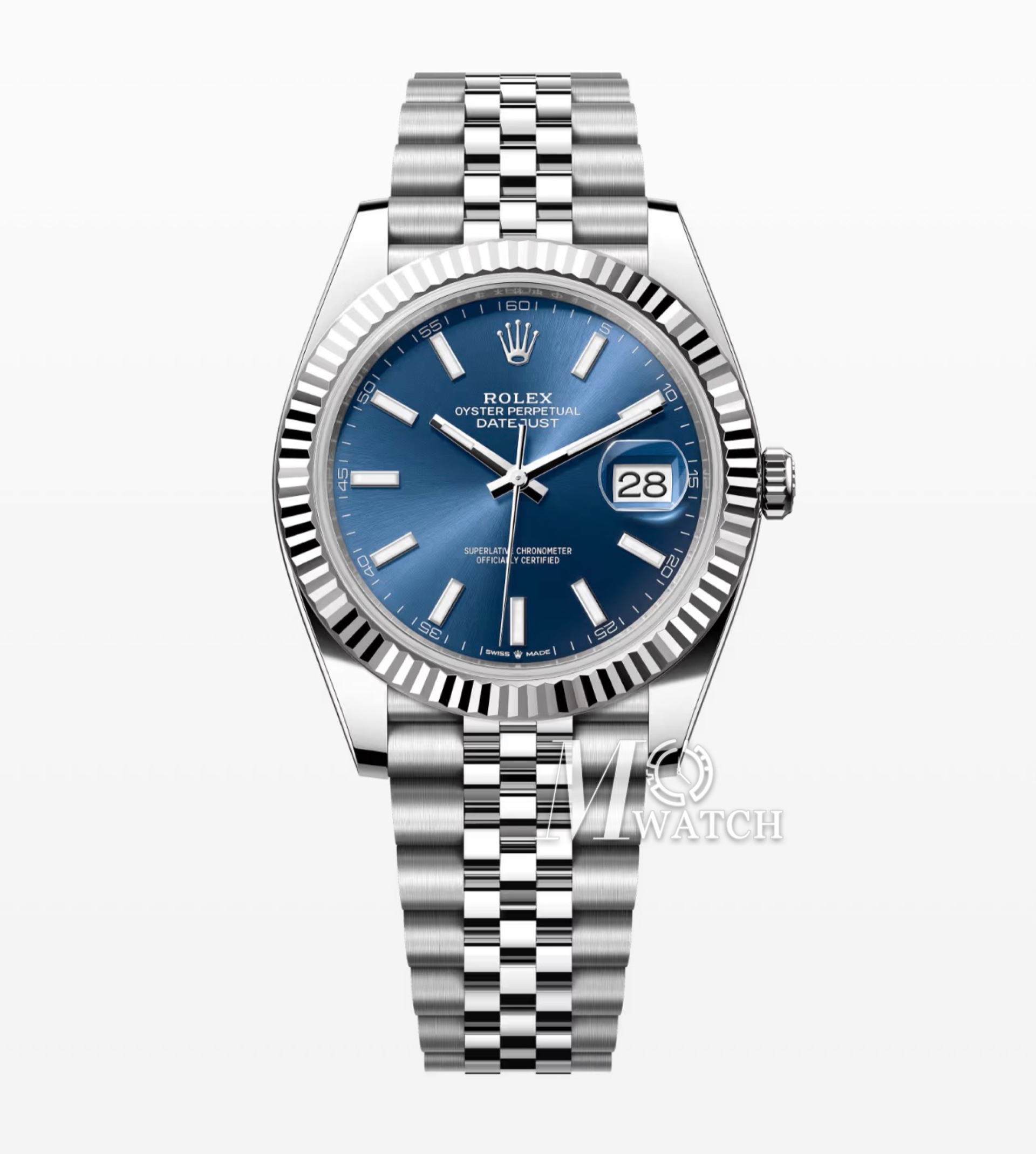 ROLEX - DateJust 126334 41mm Jubilee 904L SS/SS Blue/Stk VSF VS3235