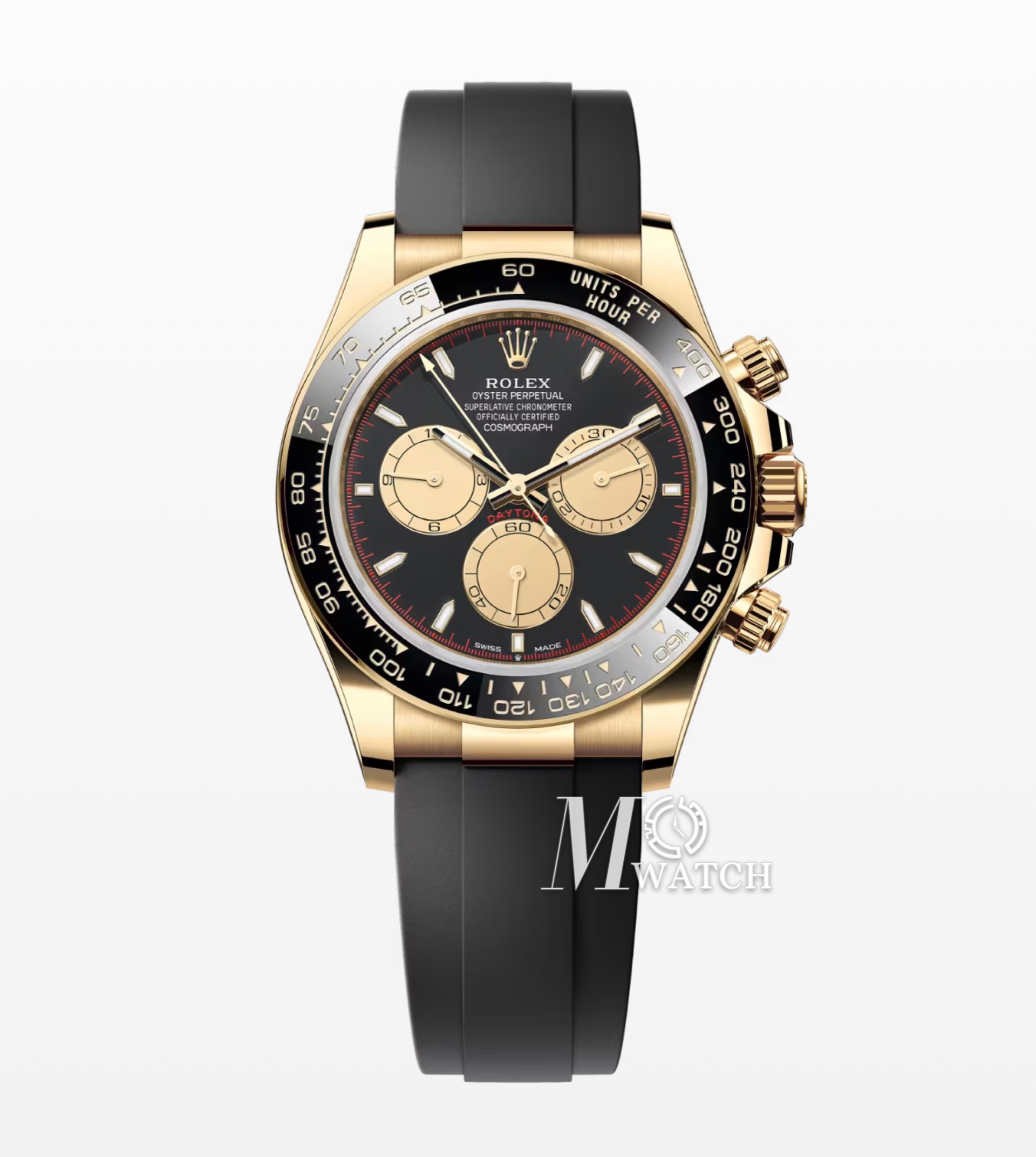 ROLEX - Super Clone Cosmograph Daytona 126518 40mm YG/RU Black/Gold VSF DD4131
