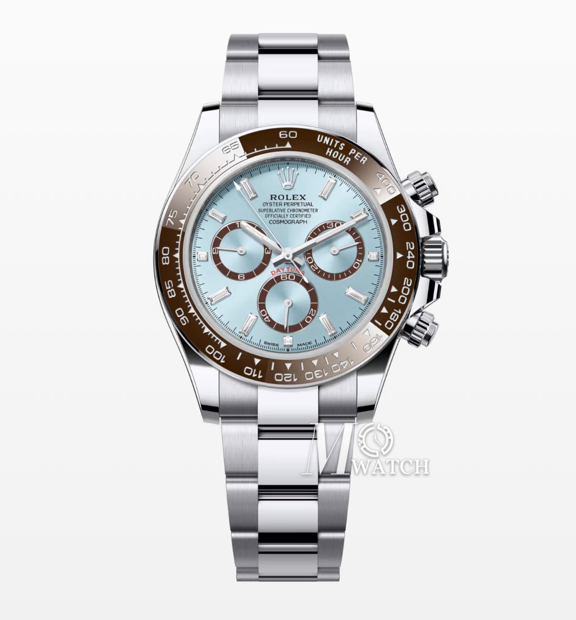 ROLEX - Super Clone Cosmograph Daytona 126506 40mm SS/SS Ice-Blue/Diamond VSF DD4131
