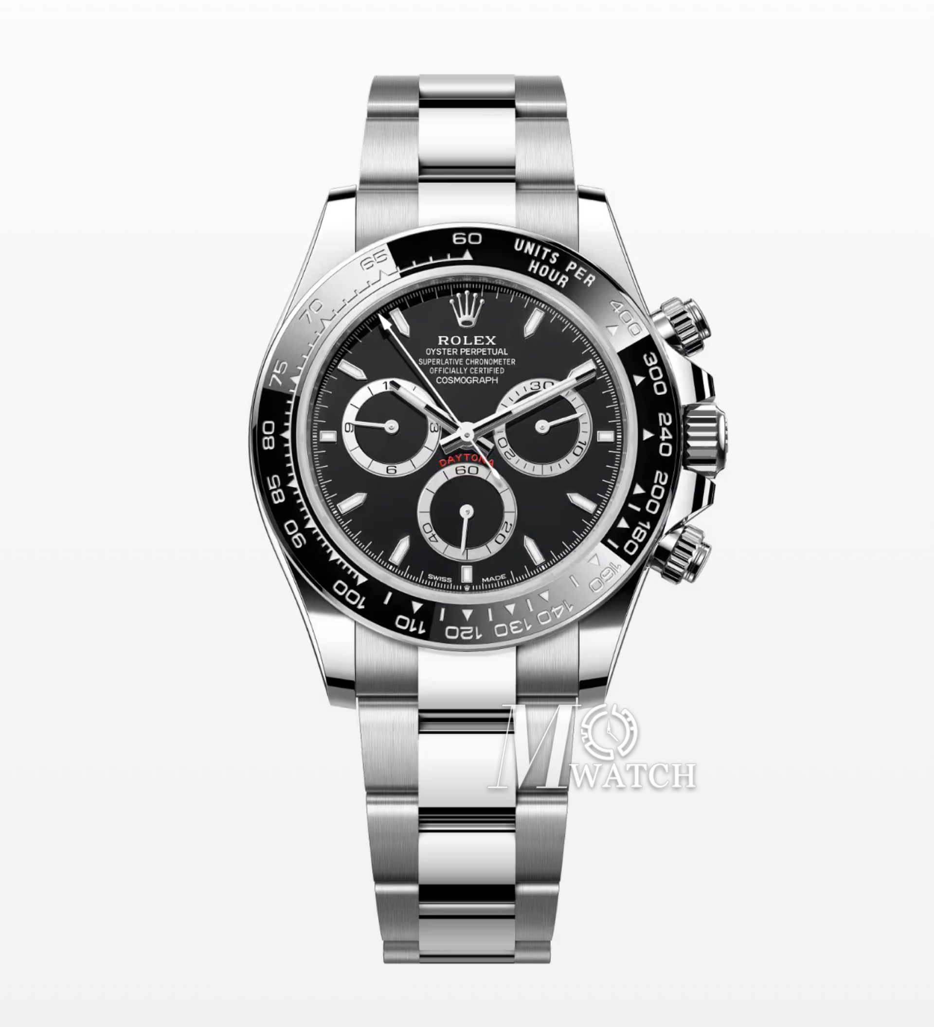 ROLEX - SUPER CLONE Daytona 126500 40mm SS Black Dial VSF DD4131