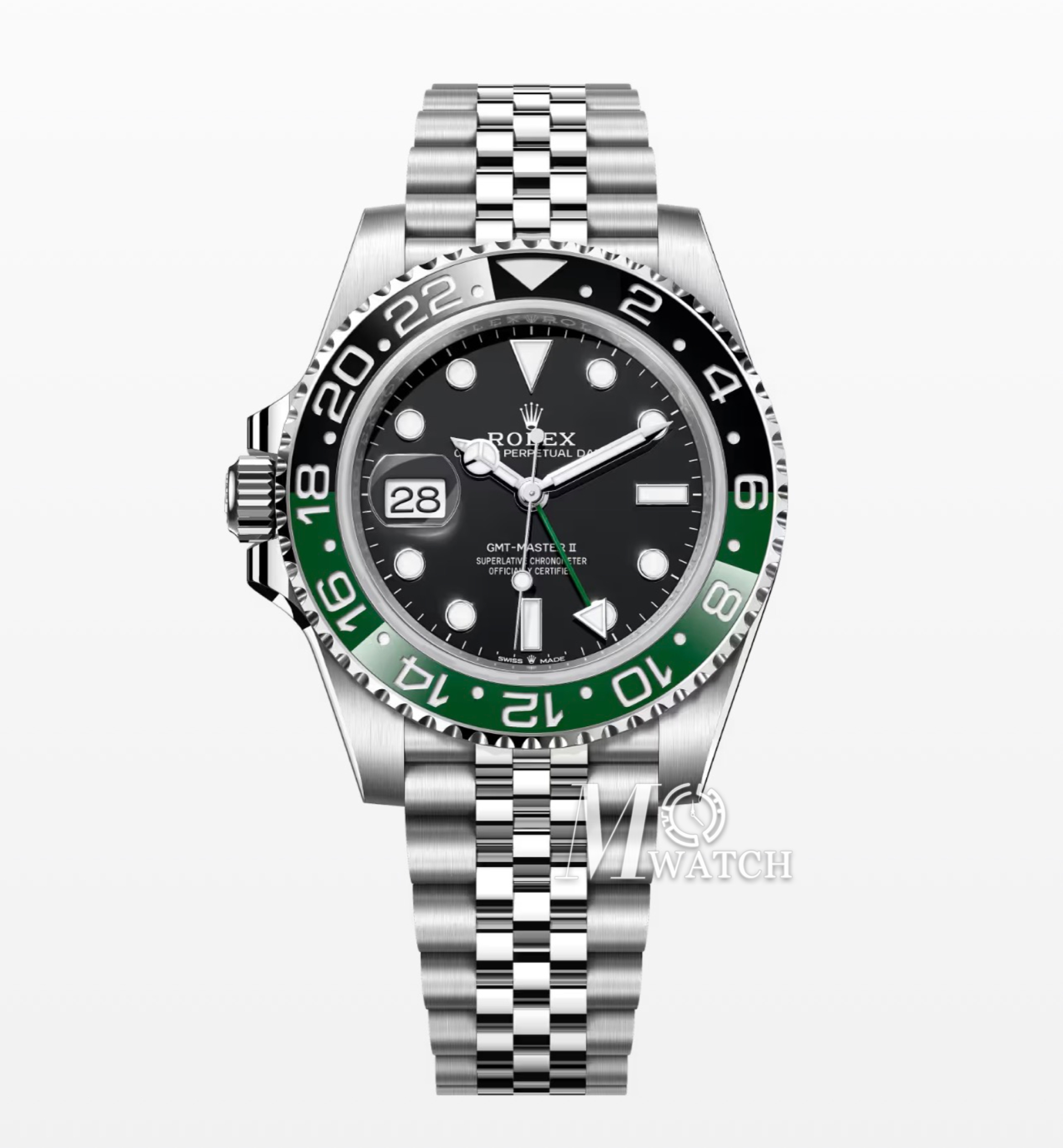 ROLEX - GMT Master II 126720 Sprite Jubilee 40mm SS/SS Black Dial VSF DD3285