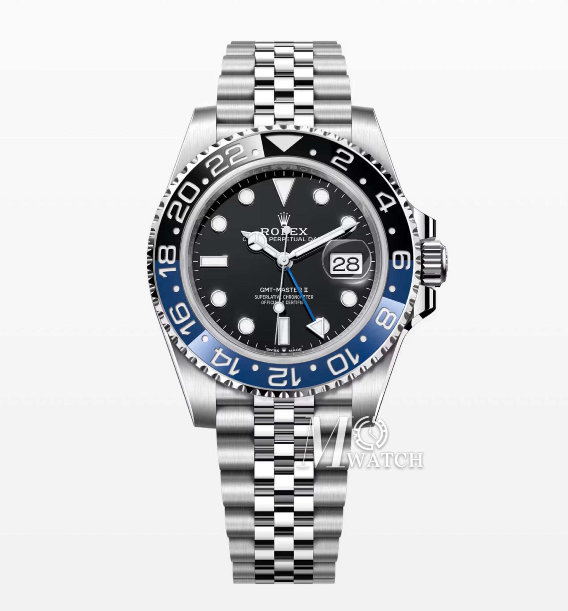 ROLEX - GMT Master II 126710 Batman 40mm Jubilee SS/SS Black Dial VSF DD3285