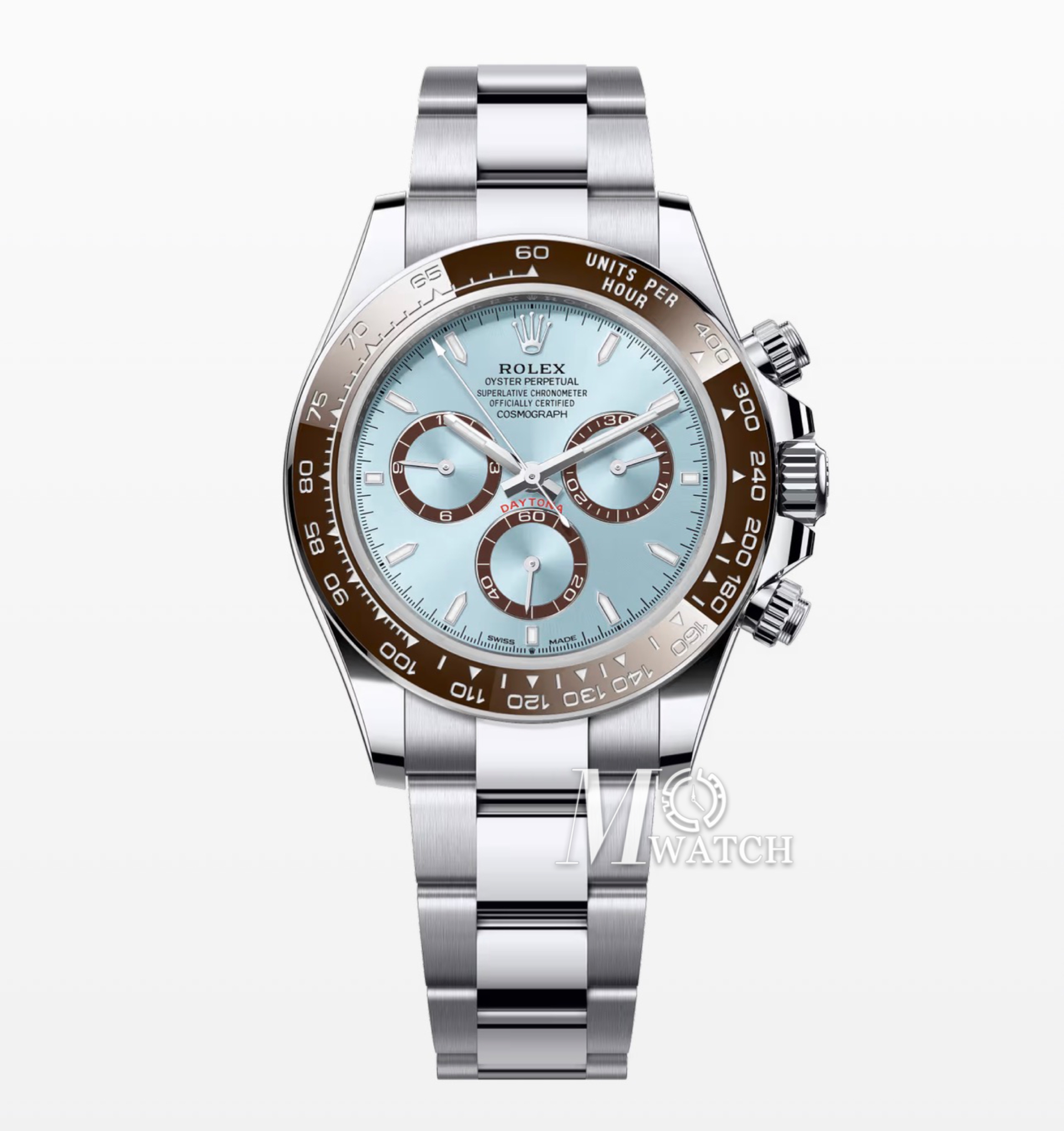 ROLEX - SUPER CLONE Daytona 126506 40mm SS/SS Ice-Blue/Stk VSF DD4131