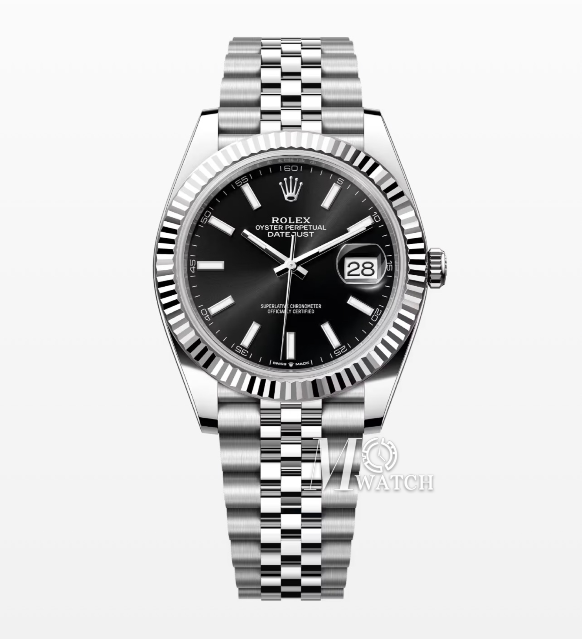 ROLEX - DateJust 126334 41mm Jubilee SS/SS Black Dial VSF VS3235