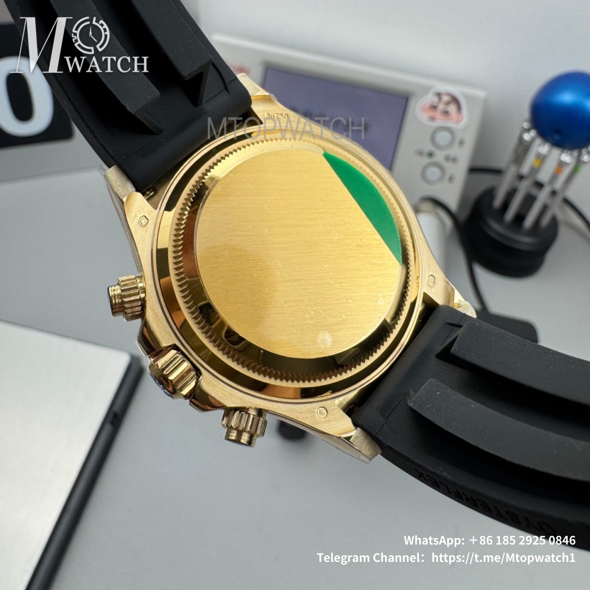 RROLEX - Daytona Cosmograph 116518 40mm YG/RU Meteorite/Black VSF