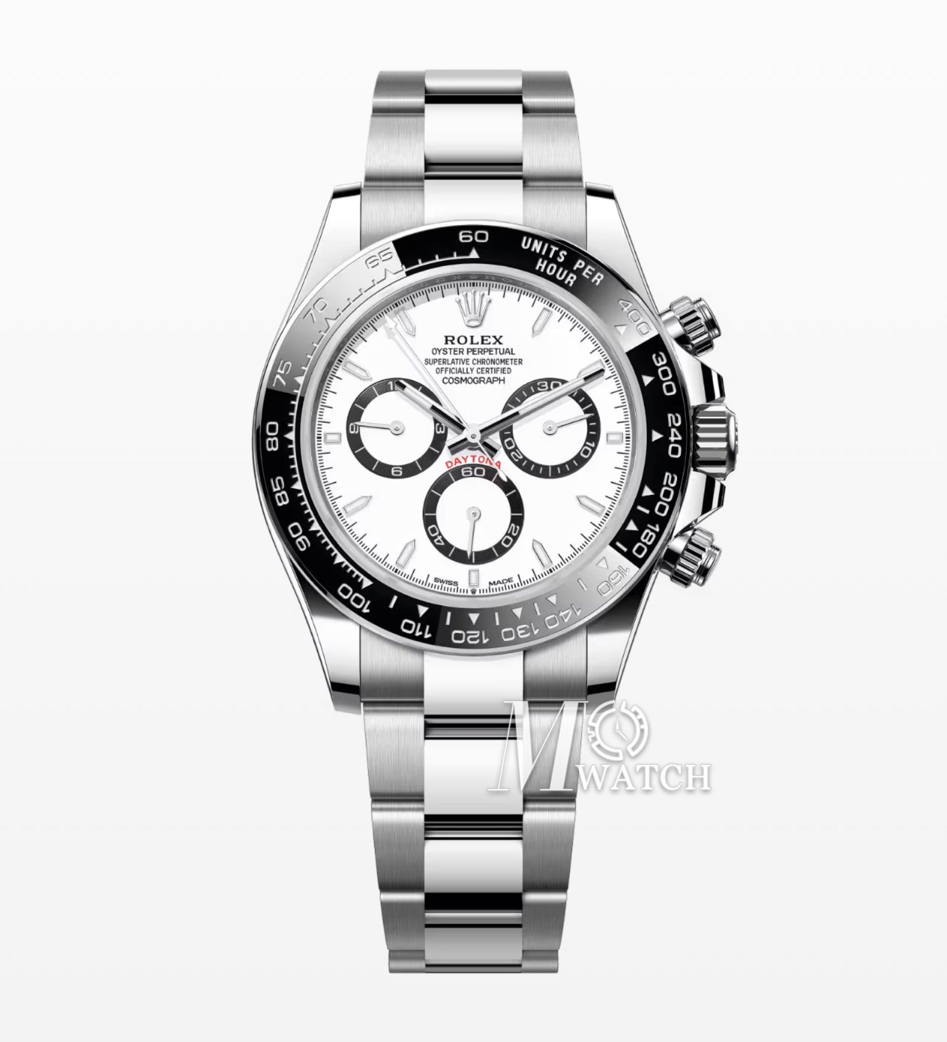 ROLEX - SUPER CLONE Daytona 126500 40mm SS White Dial VSF DD4131