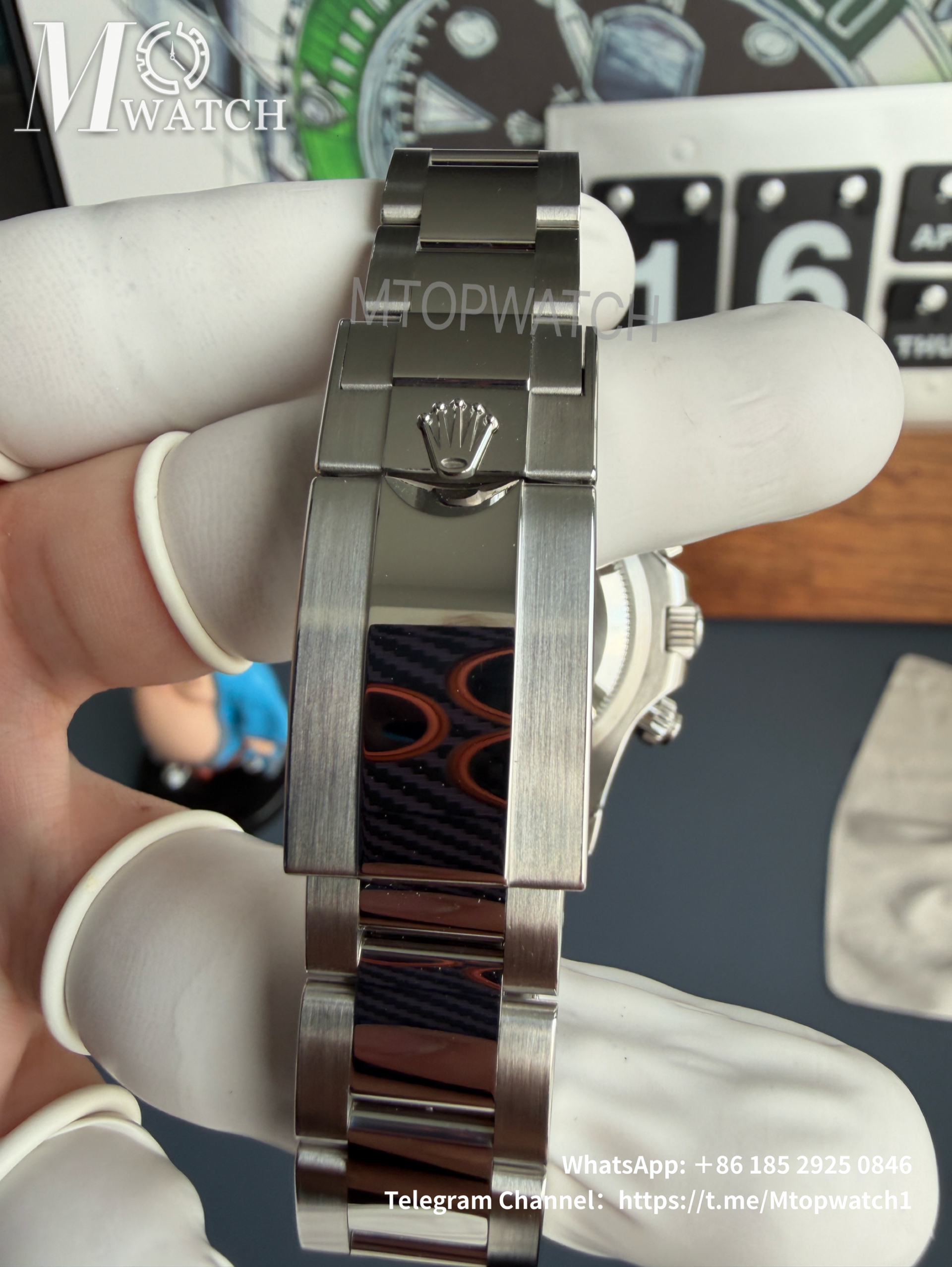 ROLEX - SUPER CLONE Daytona 126500 40mm SS White Dial VSF DD4131