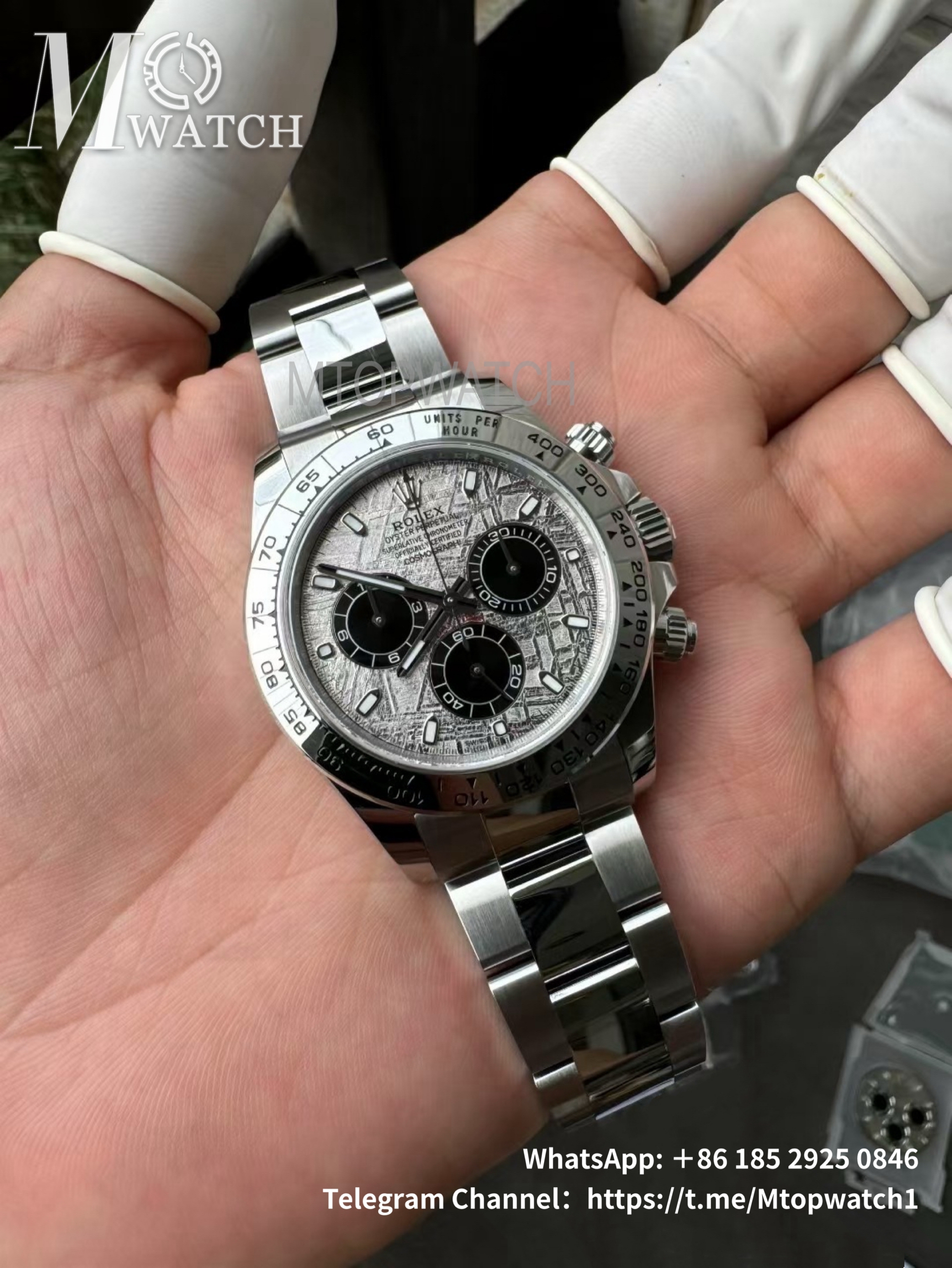 ROLEX - Daytona Cosmograph 116509 40mm SS/SS Meteorite/Black N6F DD4130