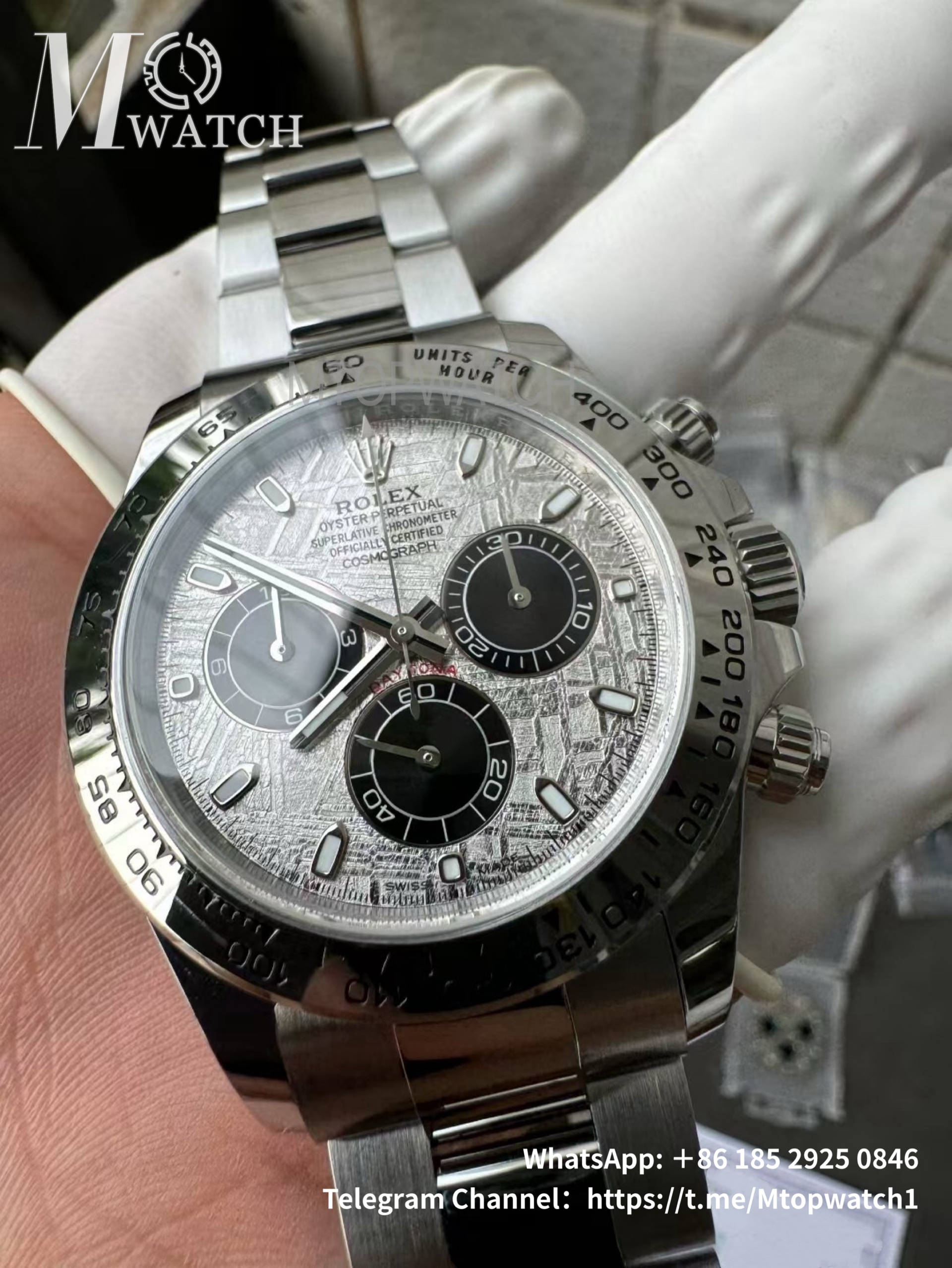 ROLEX - Daytona Cosmograph 116509 40mm SS/SS Meteorite/Black N6F DD4130