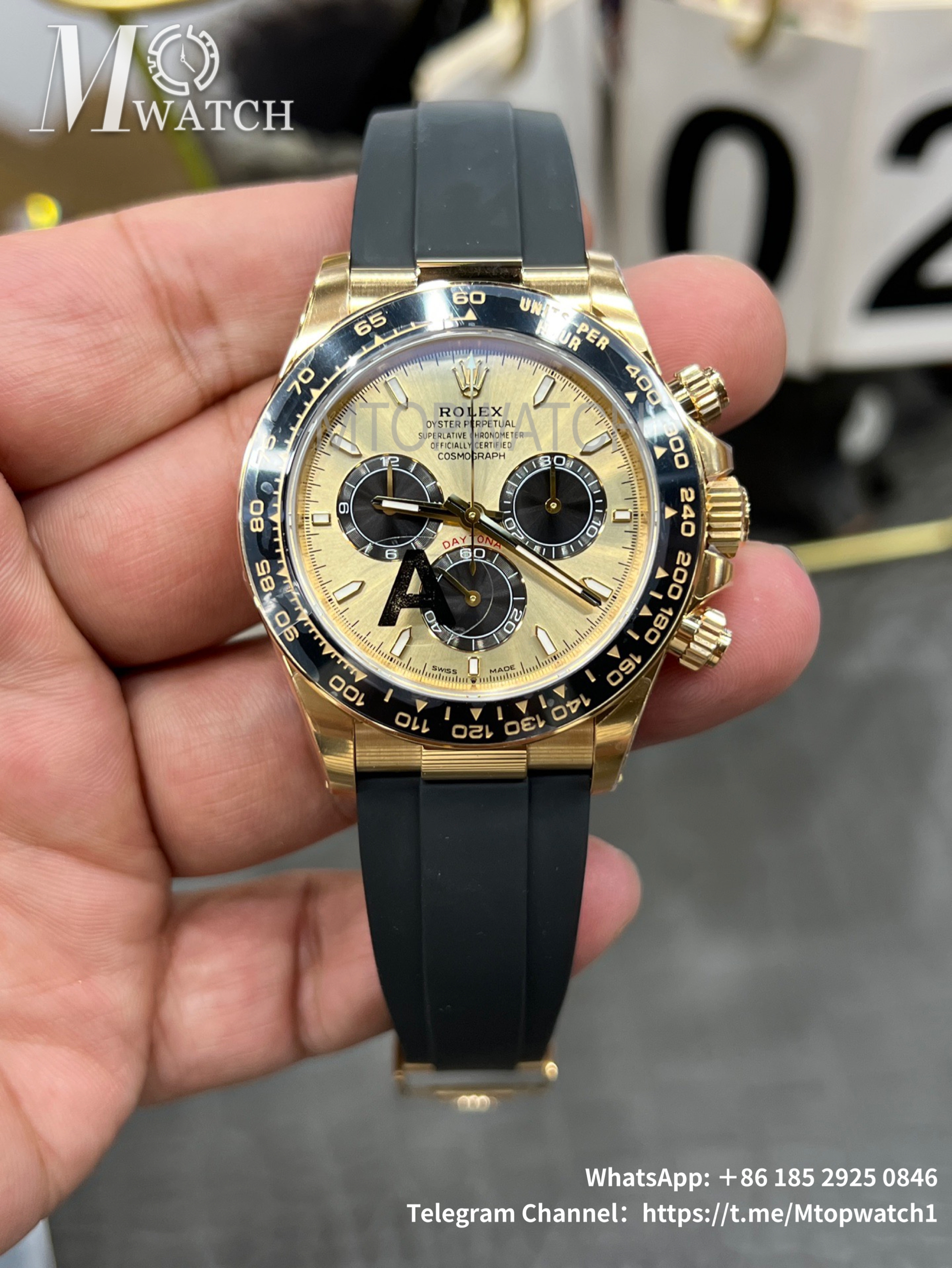ROLEX - Super Clone Daytona 126518 40mm YG/RU VSF DD4131
