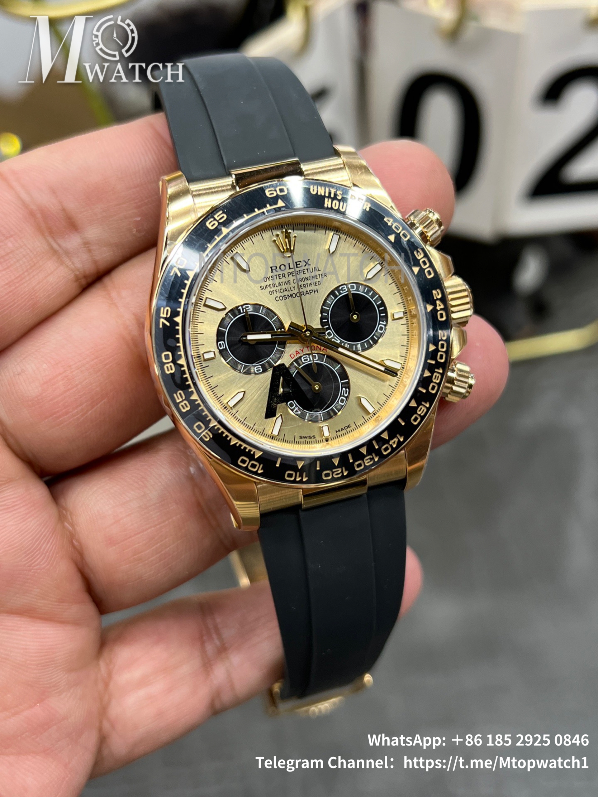 ROLEX - Super Clone Daytona 126518 40mm YG/RU VSF DD4131