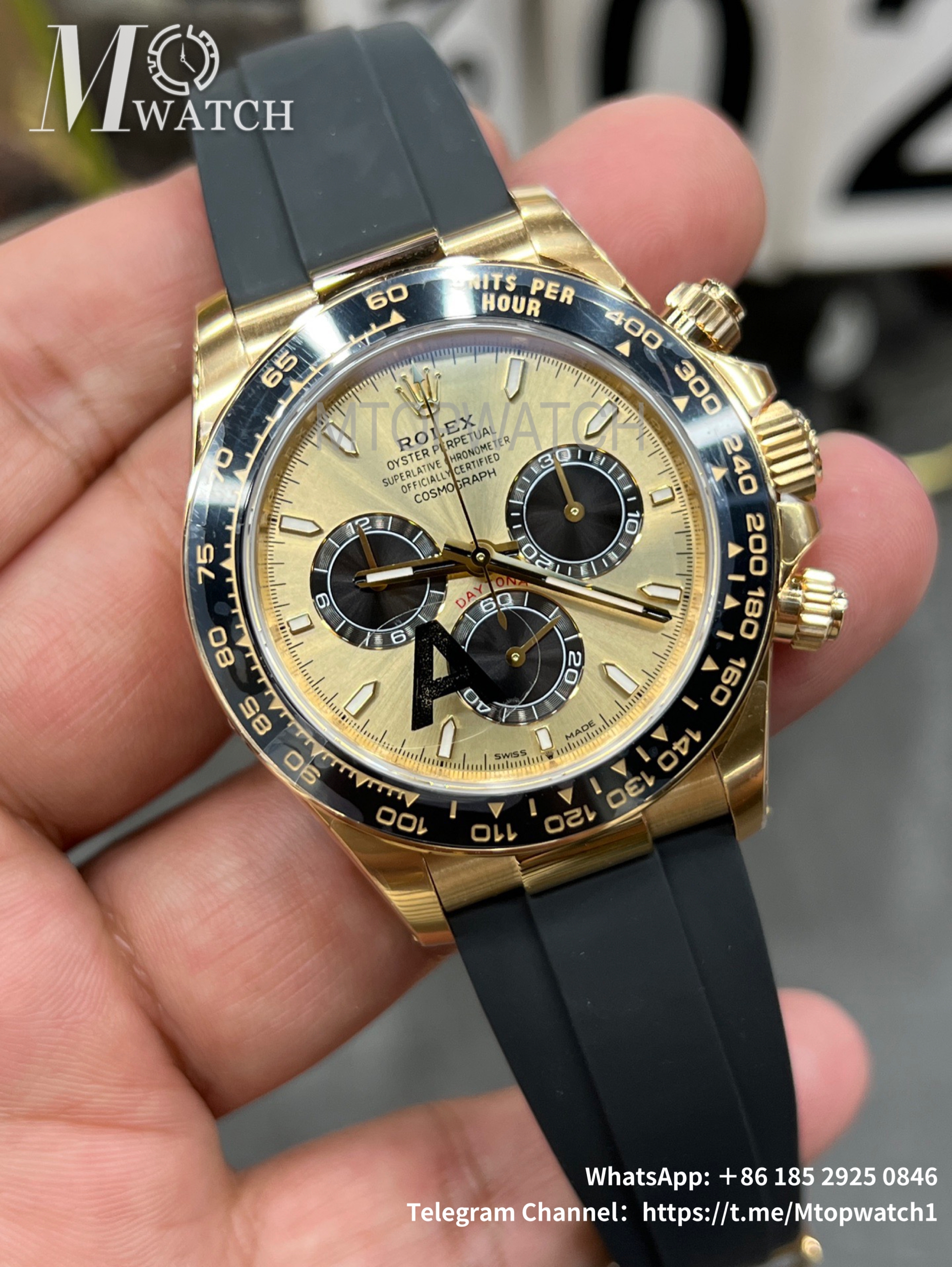 ROLEX - Super Clone Daytona 126518 40mm YG/RU VSF DD4131
