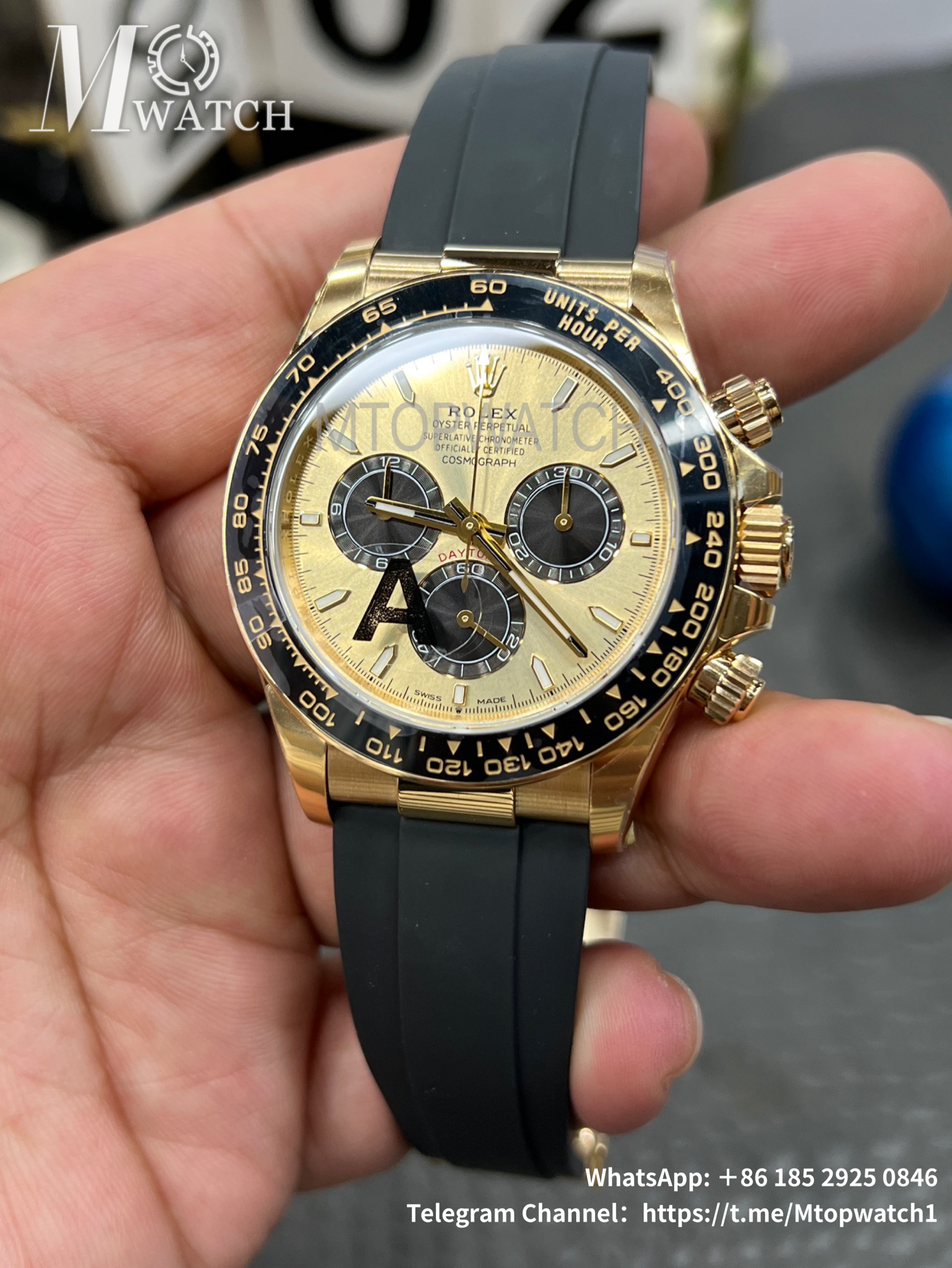ROLEX - Super Clone Daytona 126518 40mm YG/RU VSF DD4131