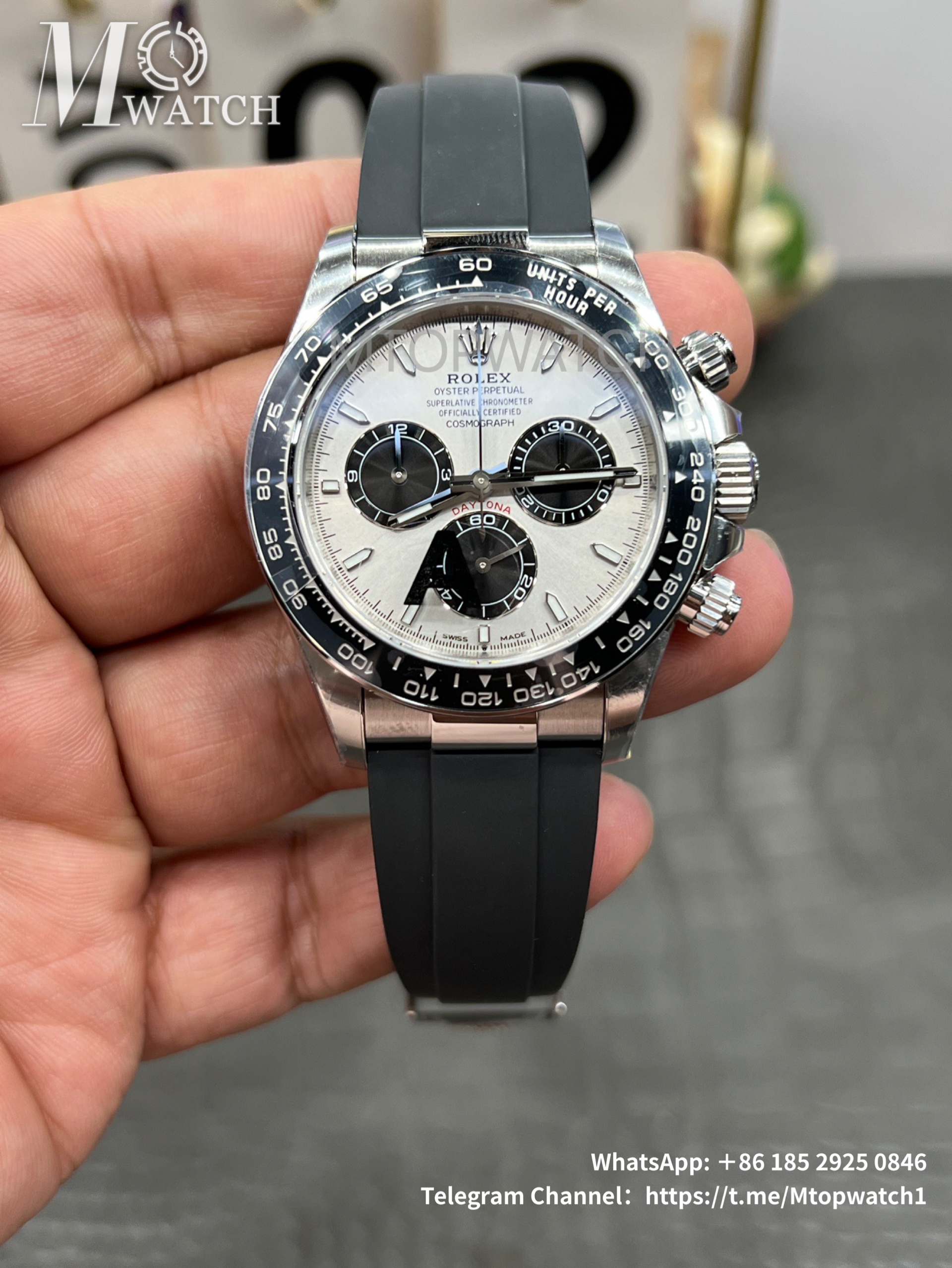 ROLEX - Super Clone Daytona 126519 40mm SS/RU Grey Dial VSF DD4131