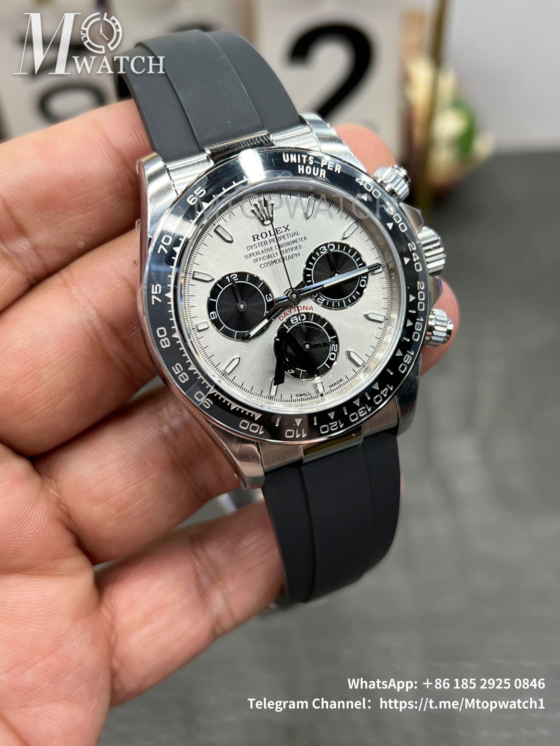 ROLEX - Super Clone Daytona 126519 40mm SS/RU Grey Dial VSF DD4131