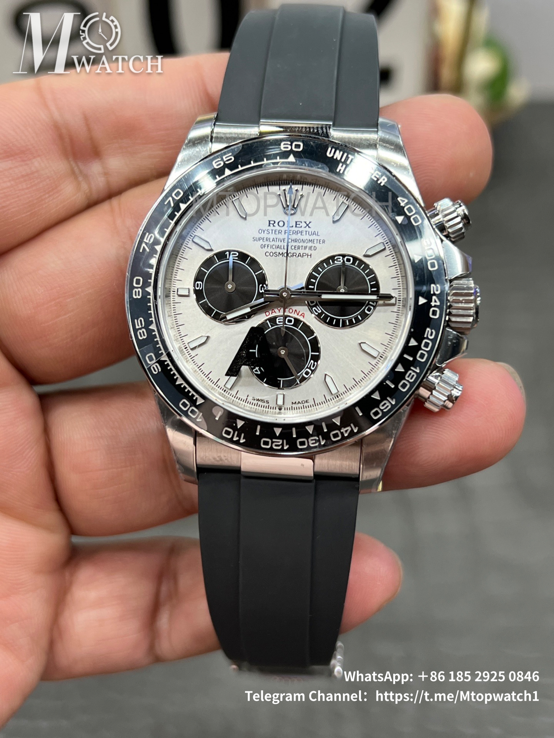 ROLEX - Super Clone Daytona 126519 40mm SS/RU Grey Dial VSF DD4131
