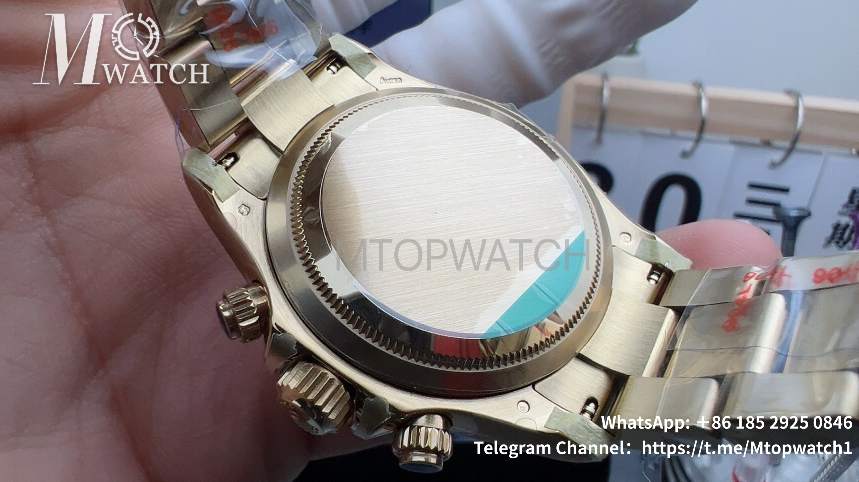 ROLEX - SUPER CLONE Daytona 116508 40mm YG/YG Gold Dial VSF DD4130