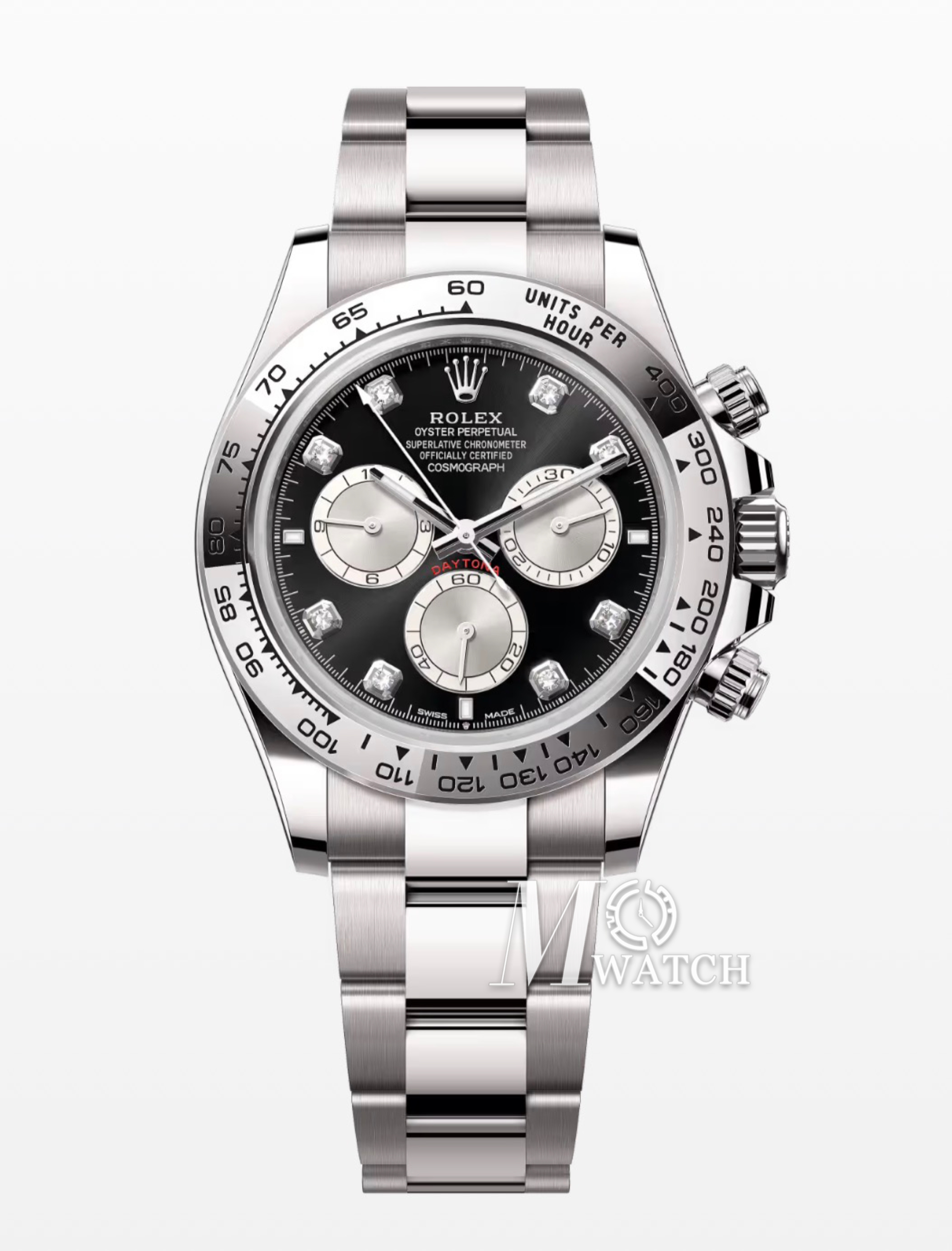 ROLEX - SUPER CLONE Daytona 126509 40mm SS/SS Black/Sliver VSF DD4131