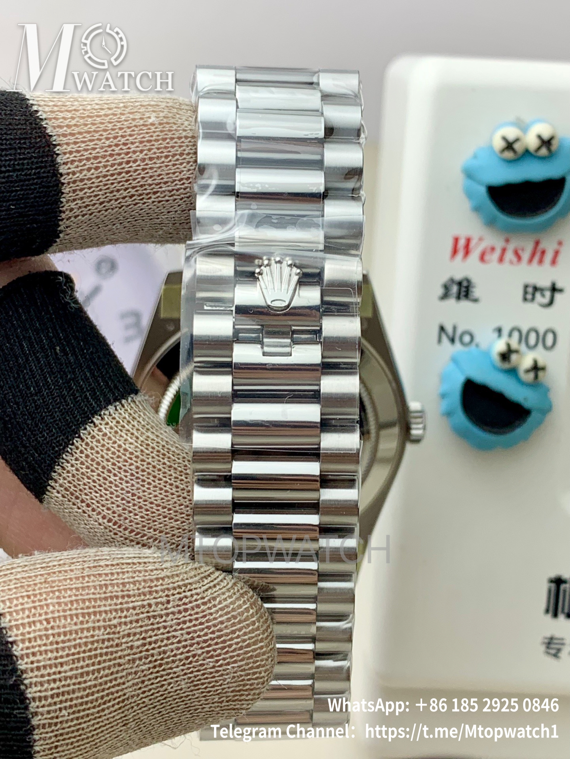 ROLEX - SUPER CLONE DayDate 228239 40mm SS/SS Blue/Rmn VSF DD3255
