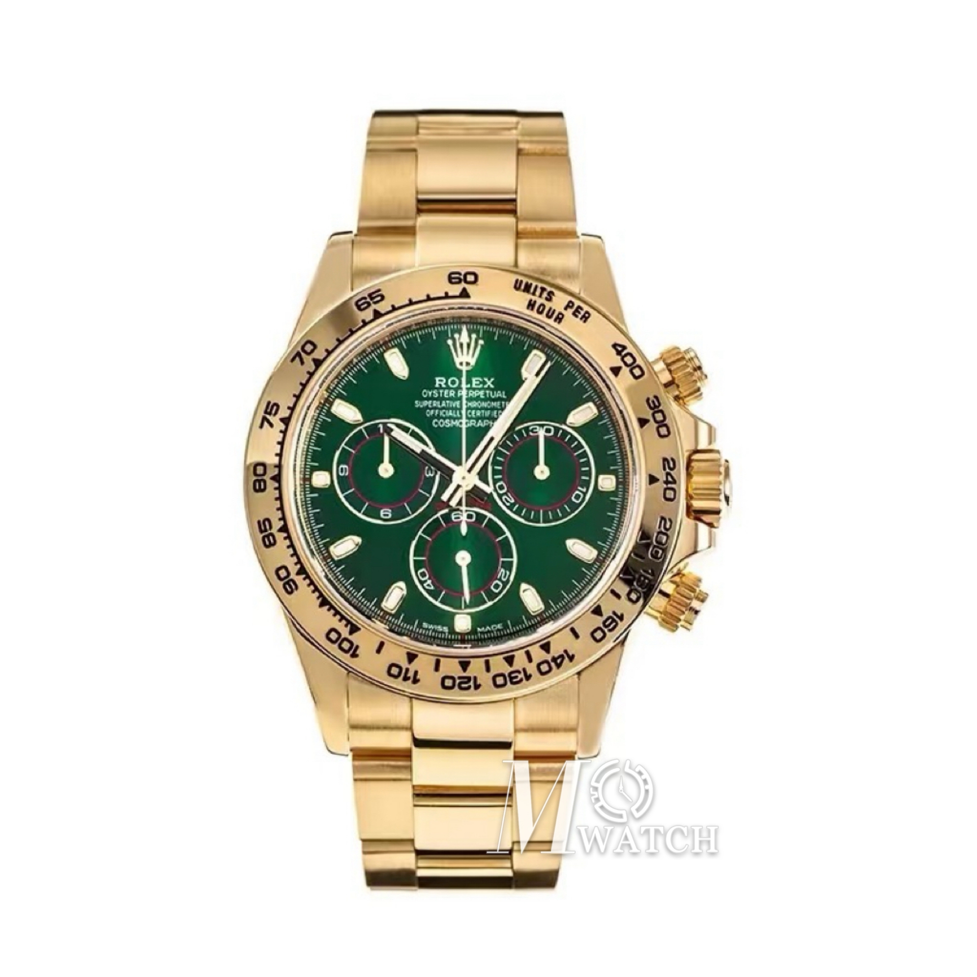 ROLEX - SUPER CLONE Daytona 116508 40mm YG Green VSF V3 DD4130