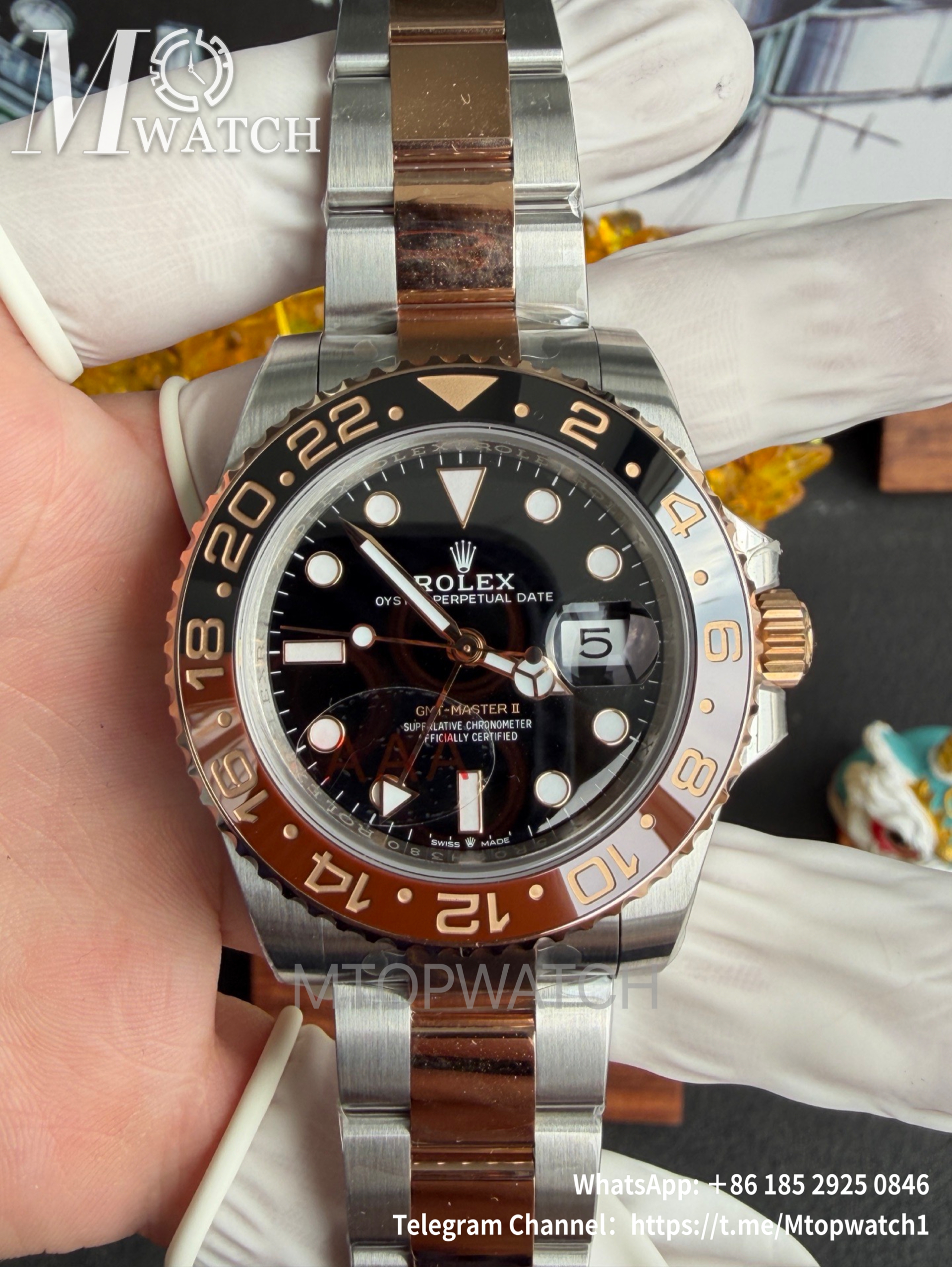 ROLEX - Submariner 126613LN 41MM Black/Dot YG/SS VSF DD3235