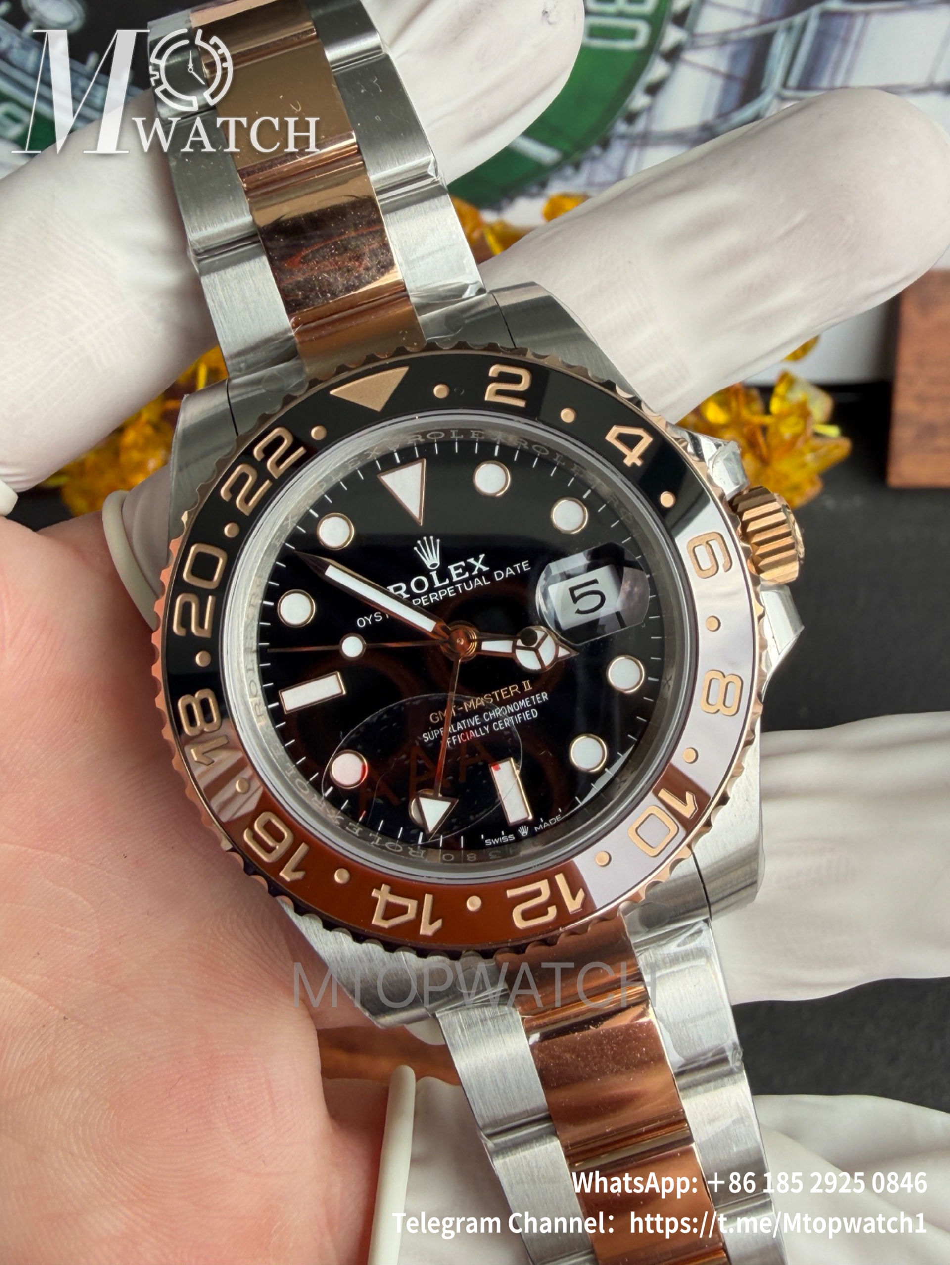 ROLEX - Submariner 126613LN 41MM Black/Dot YG/SS VSF DD3235