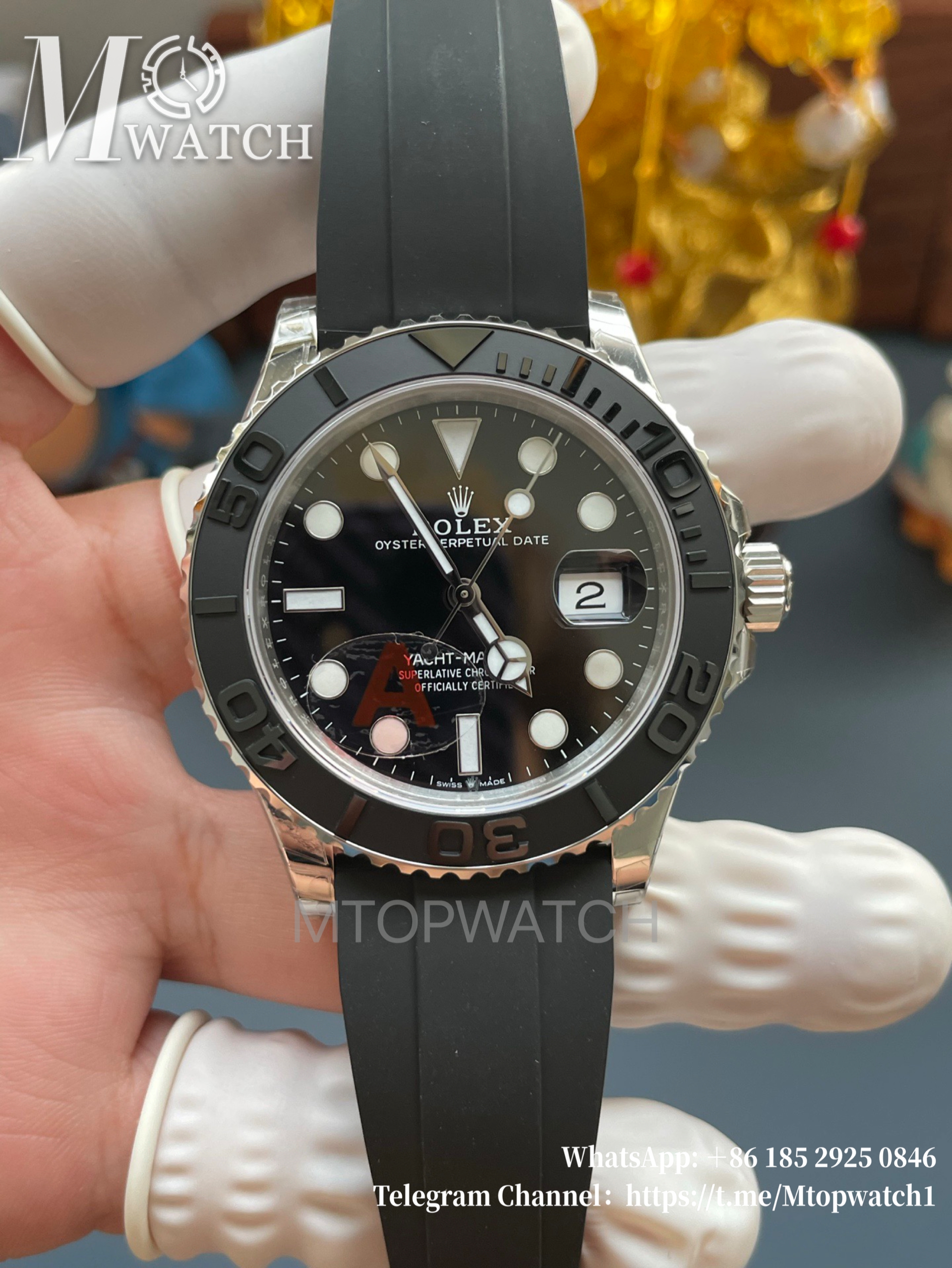 ROLEX - Yacht-Master 226659 42mm SS/RU Black/Dot VSF DD3235