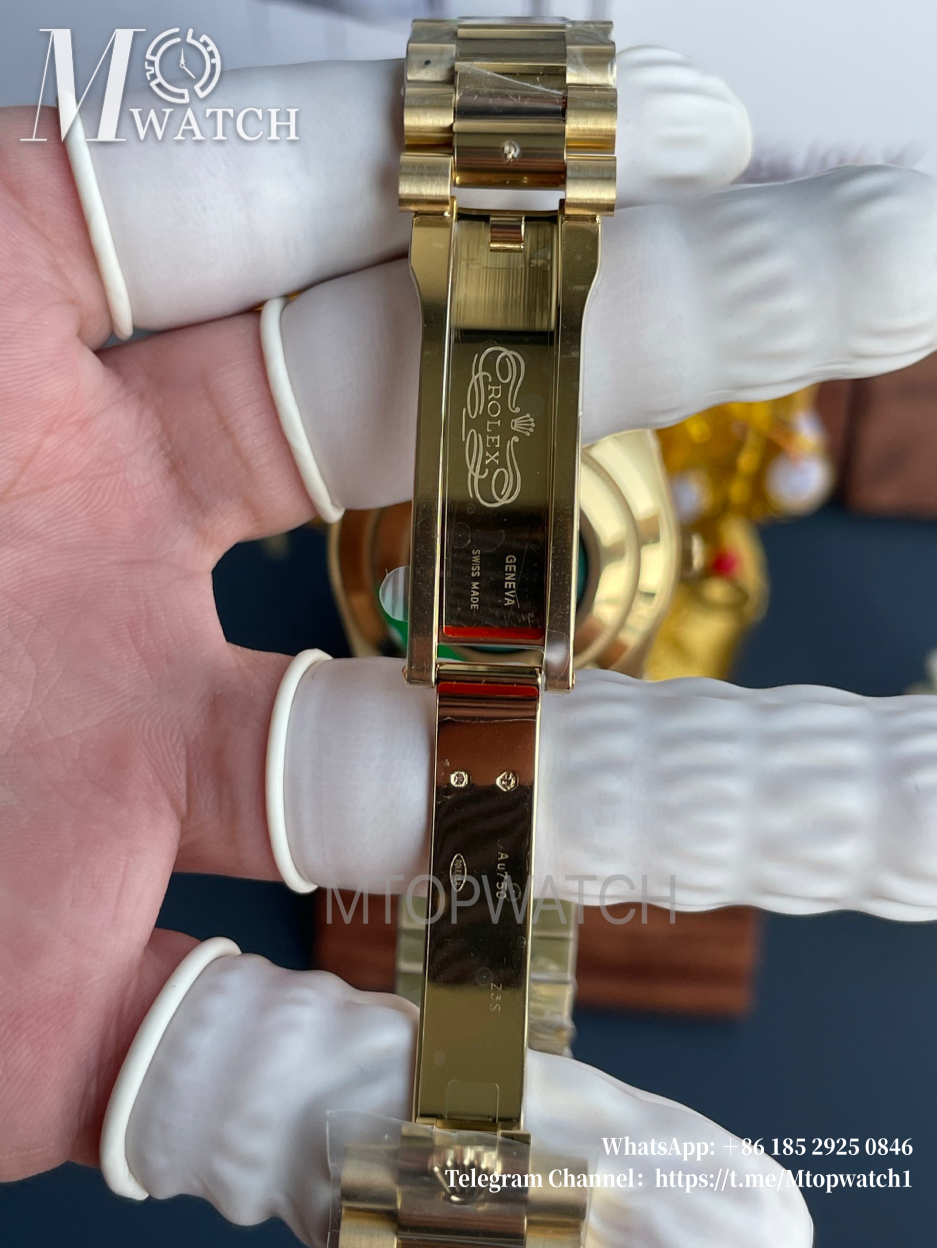 ROLEX - SUPER CLONE DayDate 228238 40mm Yellow Gold Black Dial RCF
