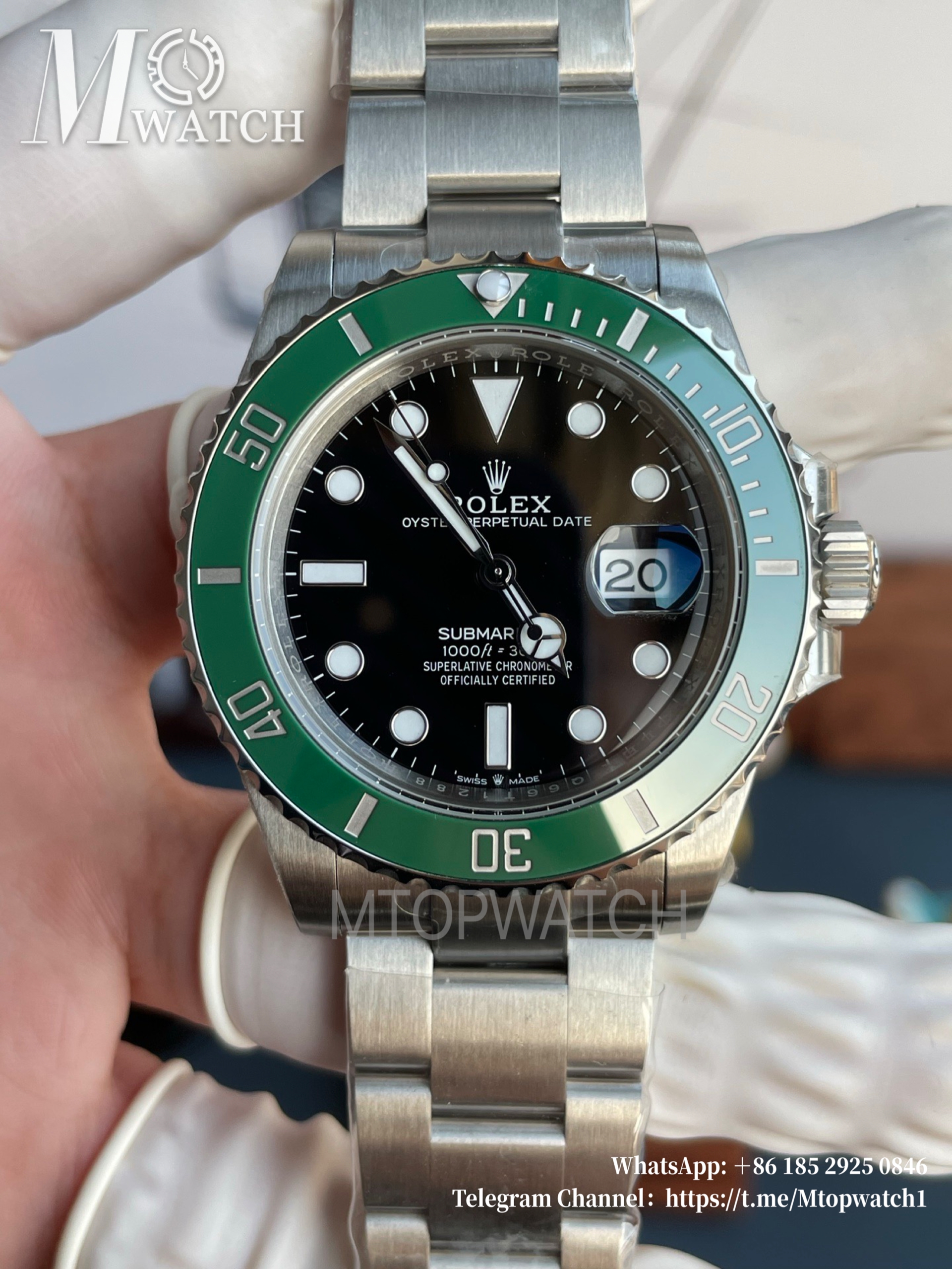ROLEX - Submariner 126610LV Starbucks 41mm SS/SS Black Dial VSF VS3235