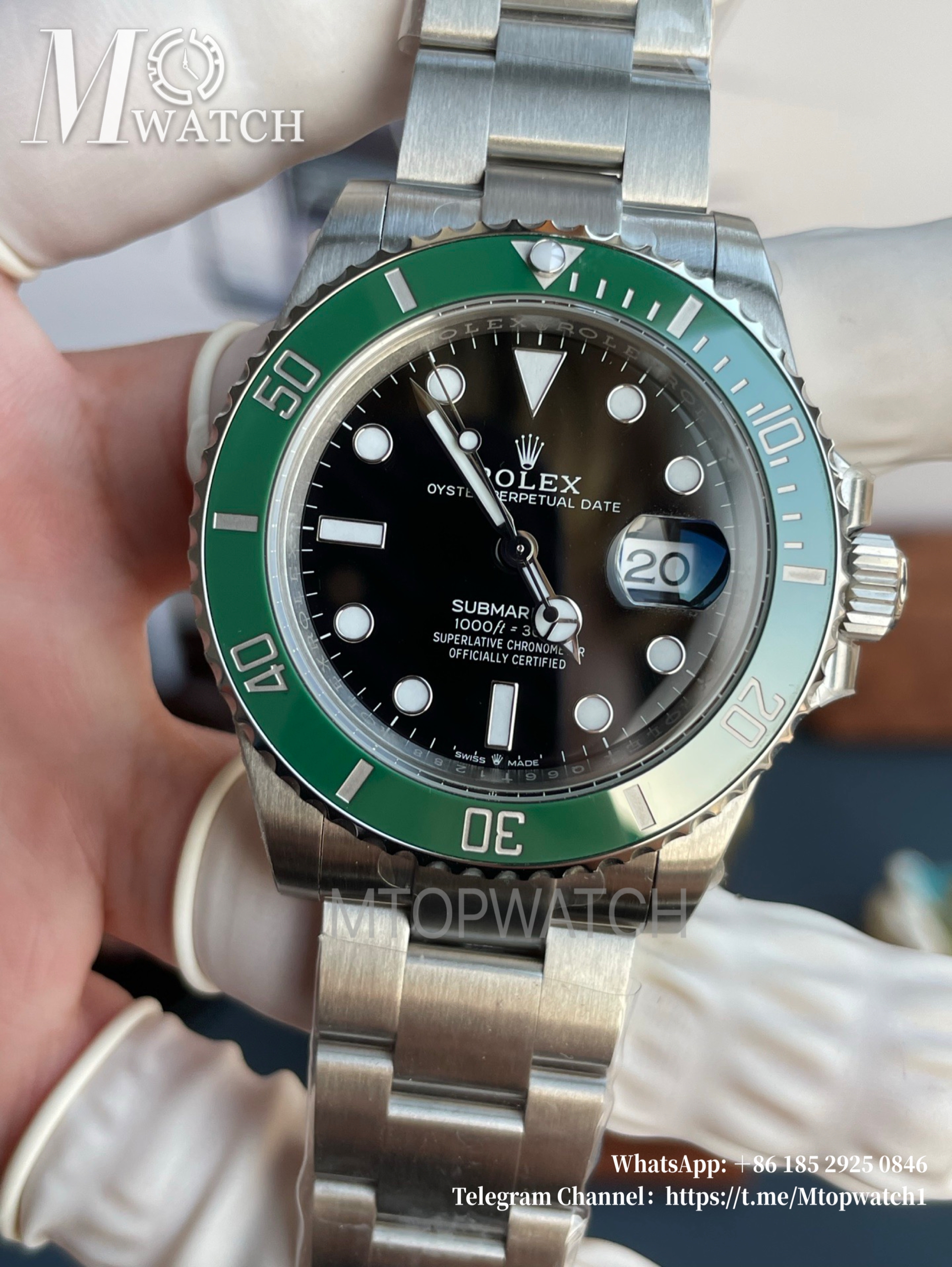 ROLEX - Submariner 126610LV Starbucks 41mm SS/SS Black Dial VSF VS3235