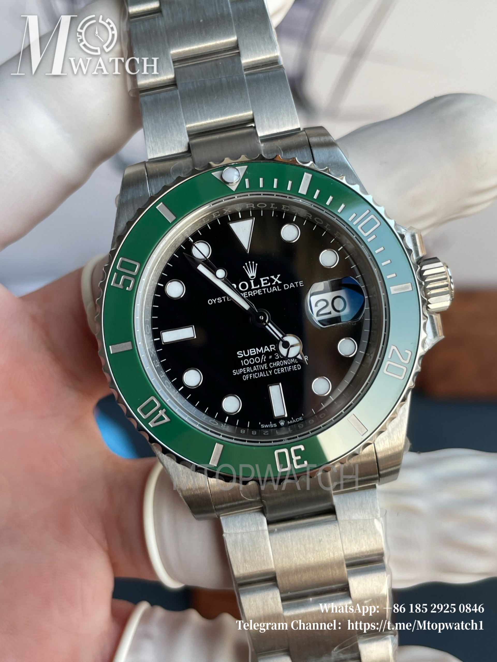 ROLEX - Submariner 126610LV Starbucks 41mm SS/SS Black Dial VSF VS3235