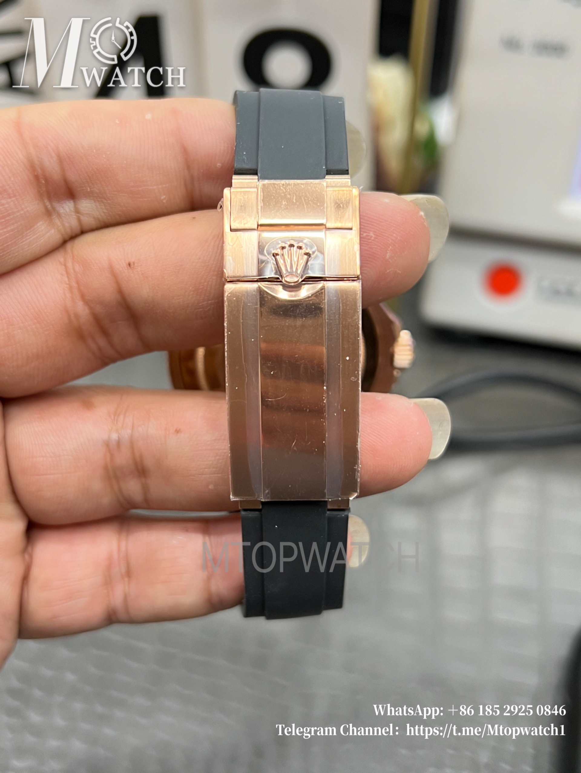 ROLEX - Yacht-Master 126655 40mm RG/RU Black/Dot VSF DD3235