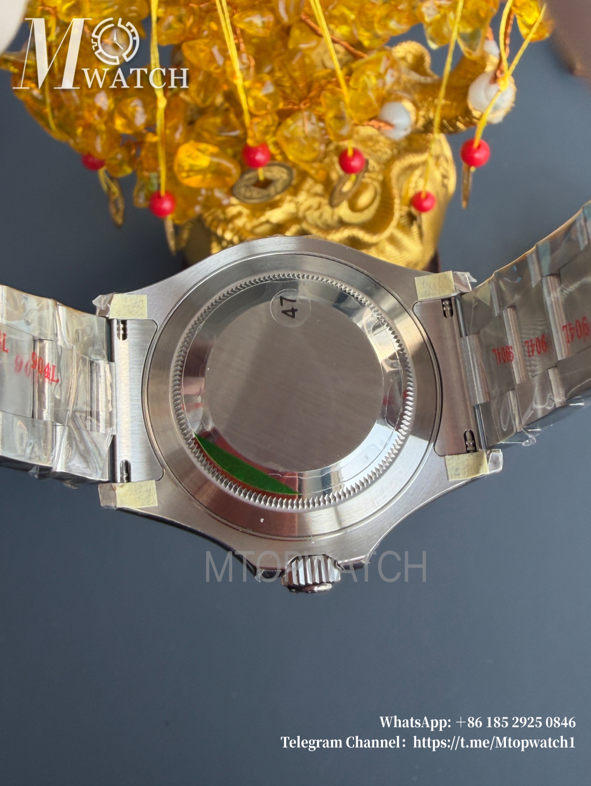 ROLEX - SUPER CLONE Yacht-Master 126622 40mm SS/SS Grey/Dot VSF DD3235