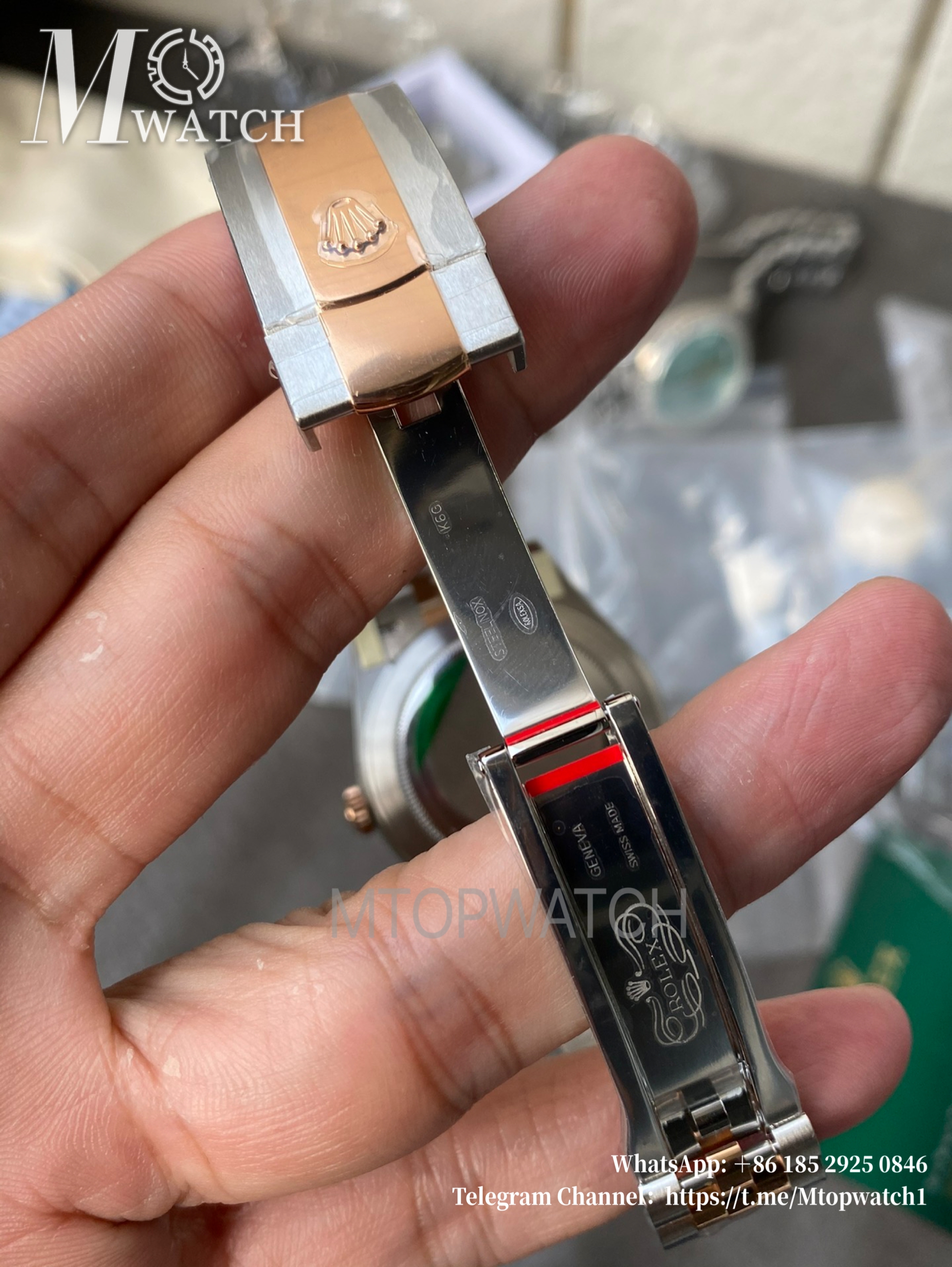 ROLEX - DateJust 126331 41mm Jubilee RG/SS Grey Textured Dial VSF DD3235