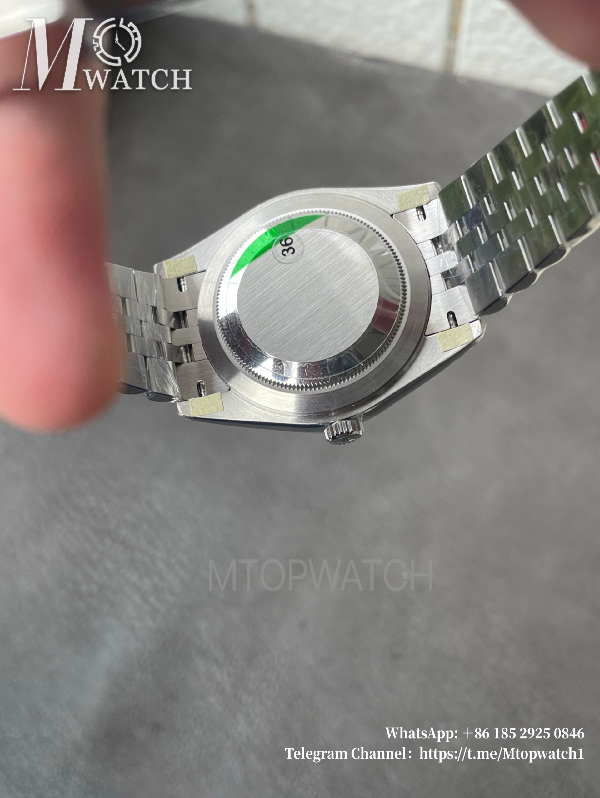 ROLEX - DateJust 126334 41mm Jubilee RG/SS Green Textured Dial VSF DD3235
