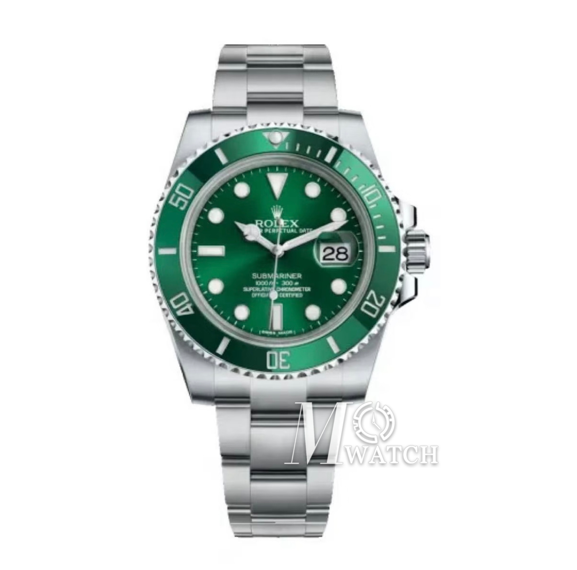 ROLEX - Submariner 116610LV Hulk 40mm SS/SS Green Dial VSF DD3135