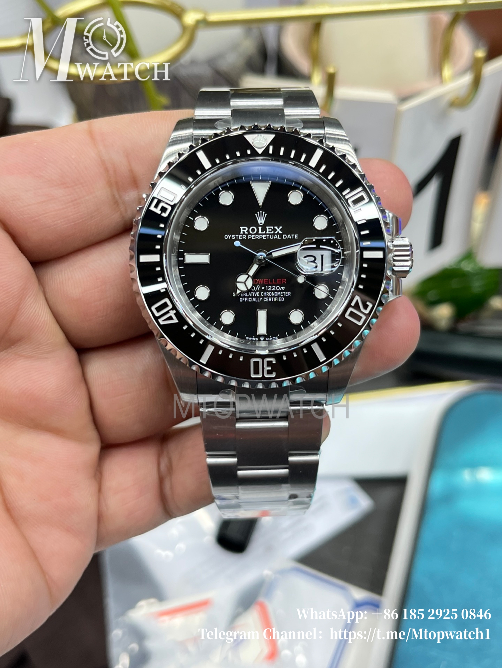 ROLEX - Sea-Dweller 126600 43mm 904L SS/SS Blk VSF VS3235