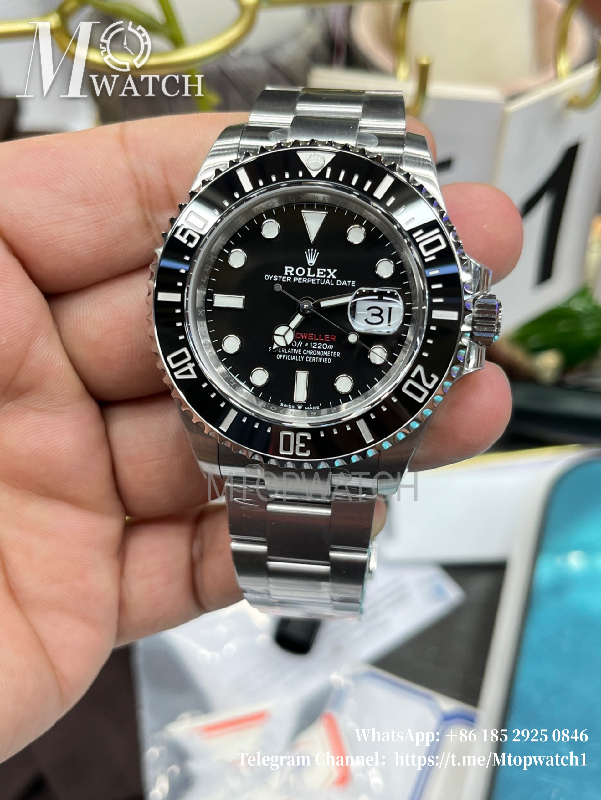 ROLEX - Sea-Dweller 126600 43mm 904L SS/SS Blk VSF VS3235