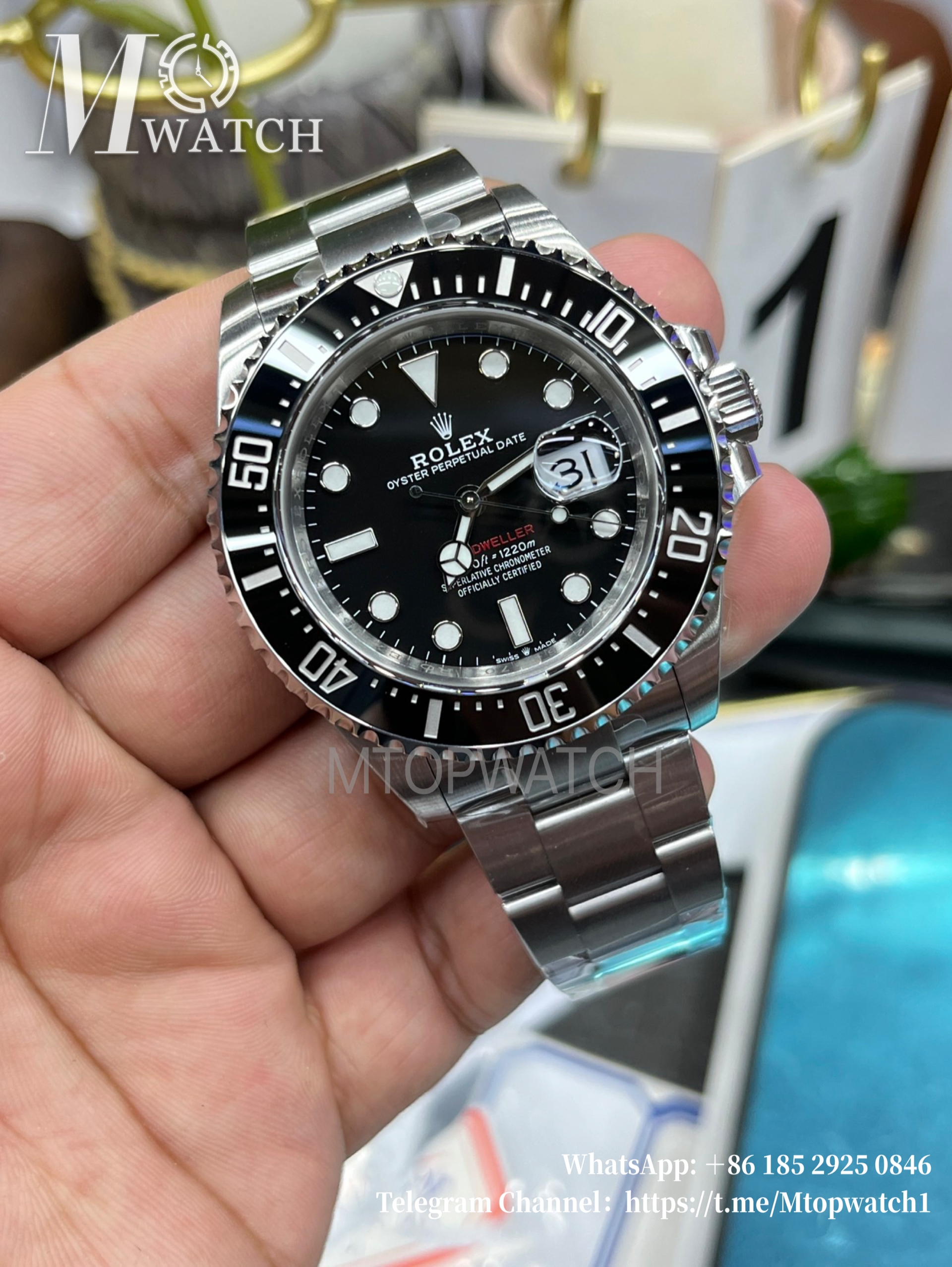 ROLEX - Sea-Dweller 126600 43mm 904L SS/SS Blk VSF VS3235