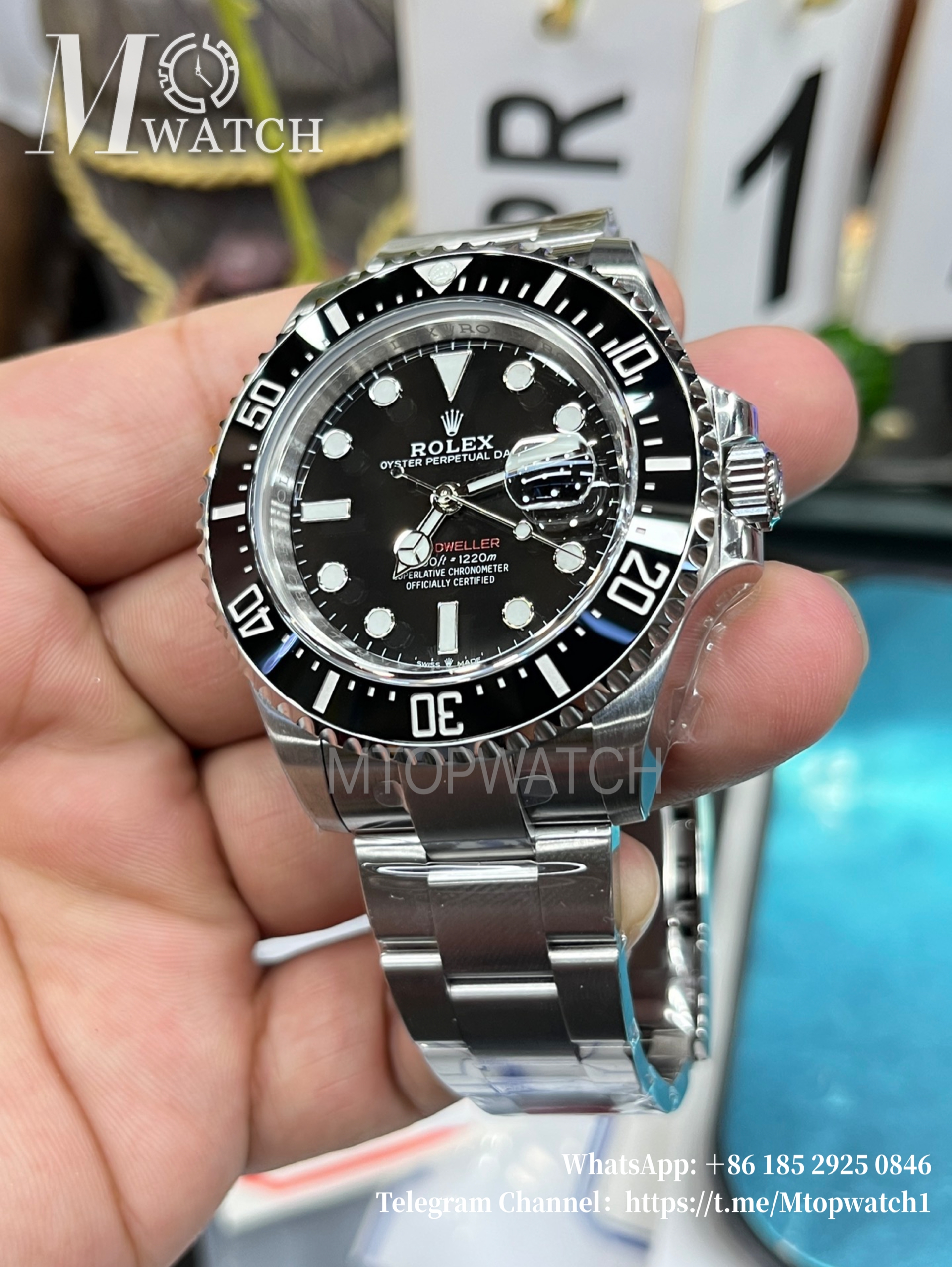 ROLEX - Sea-Dweller 126600 43mm 904L SS/SS Blk VSF VS3235