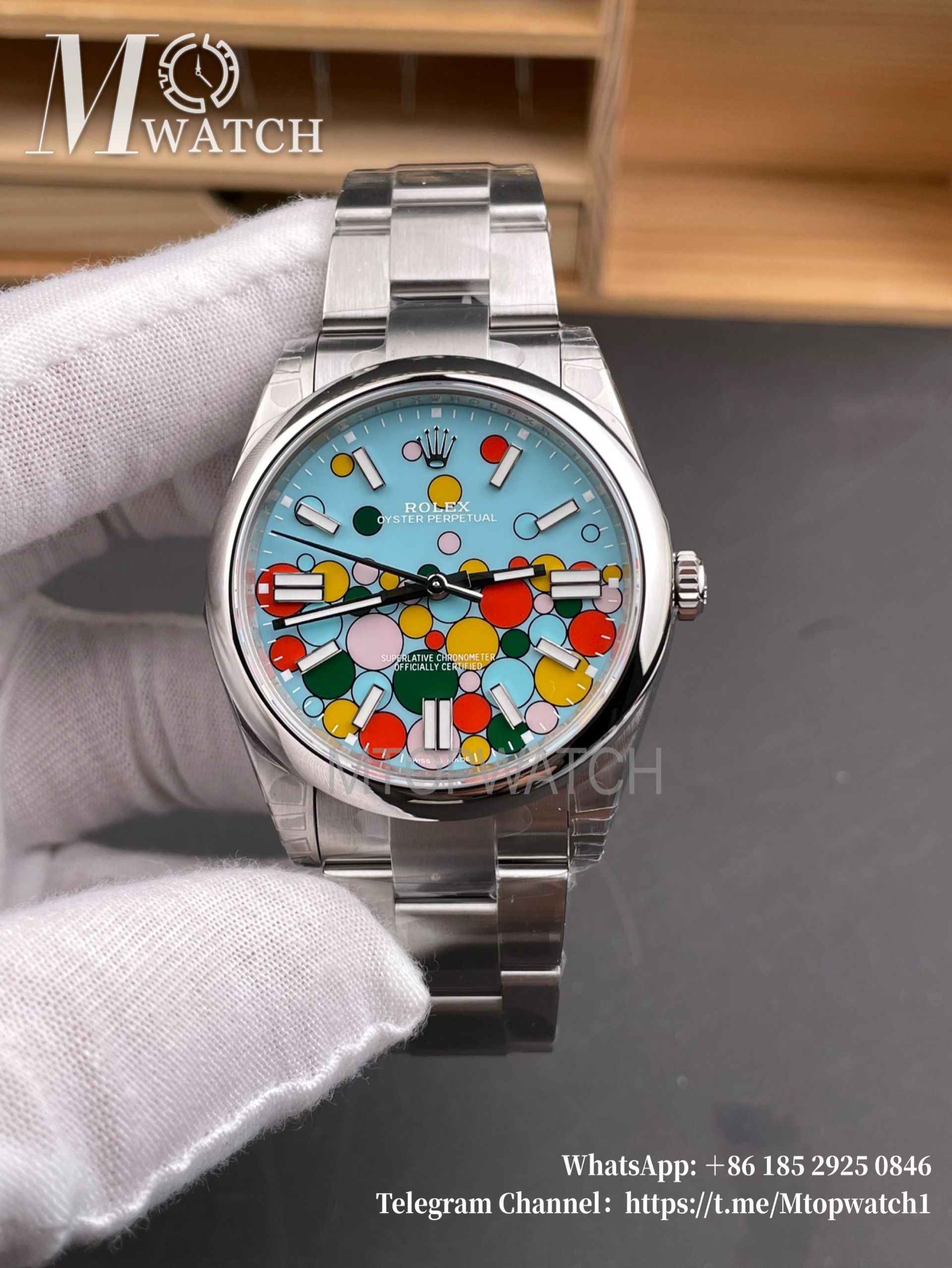 ROLEX - Oyster Perpetual 124300 41mm SS/SS Celebration Dial VSF VS3230
