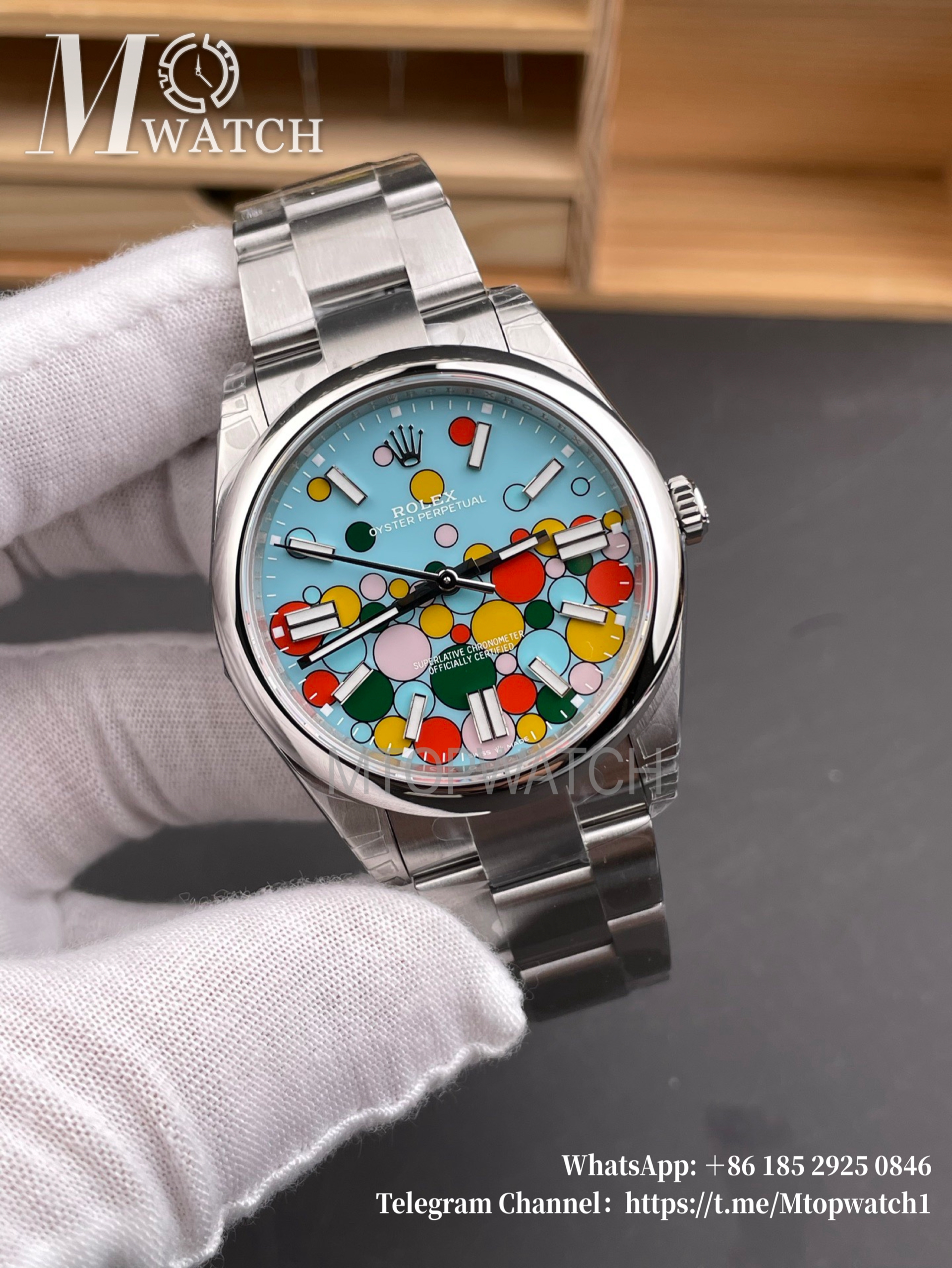 ROLEX - Oyster Perpetual 124300 41mm SS/SS Celebration Dial VSF VS3230