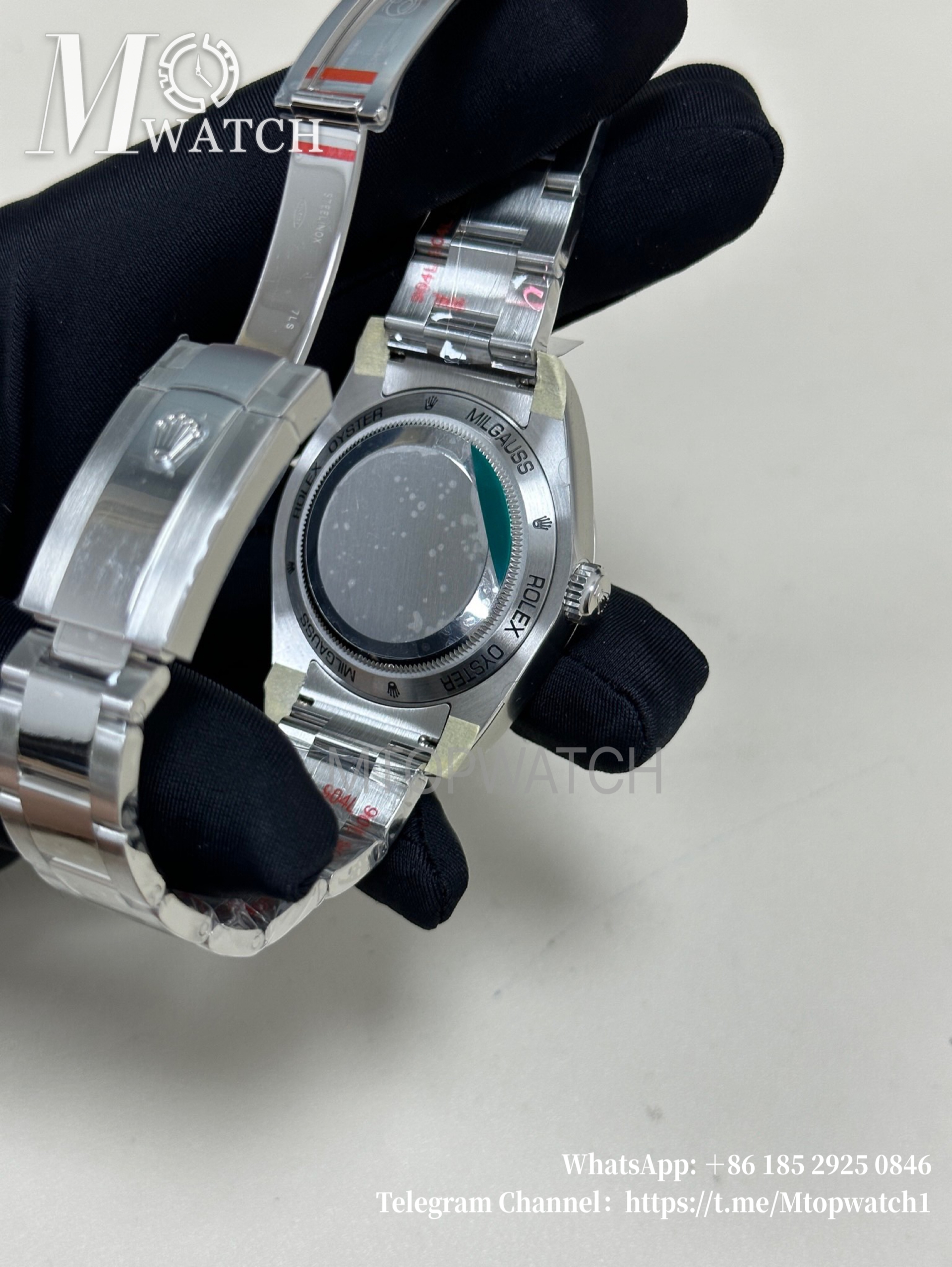 ROLEX - Milgauss 116400GV 40mm SS/SS Black Dial Green Crystal VSF VS3131