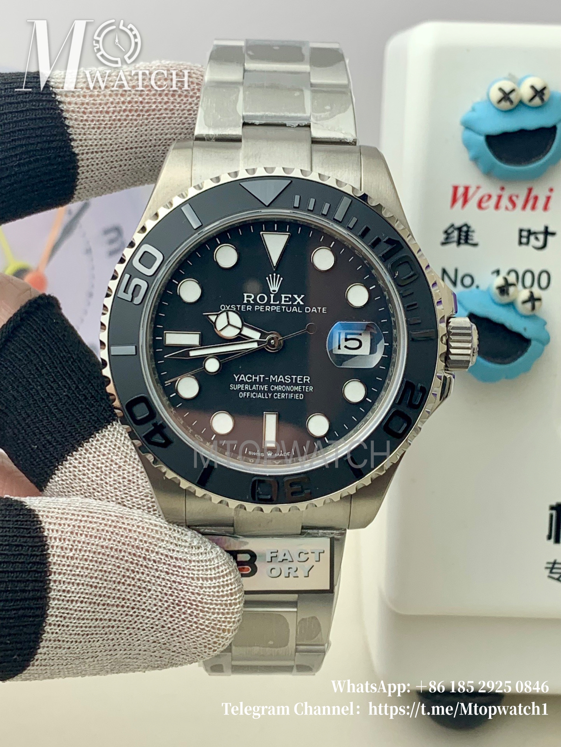 ROLEX - Yacht-Master 226627 42mm TI/TI Black/Dot VSF DD3235