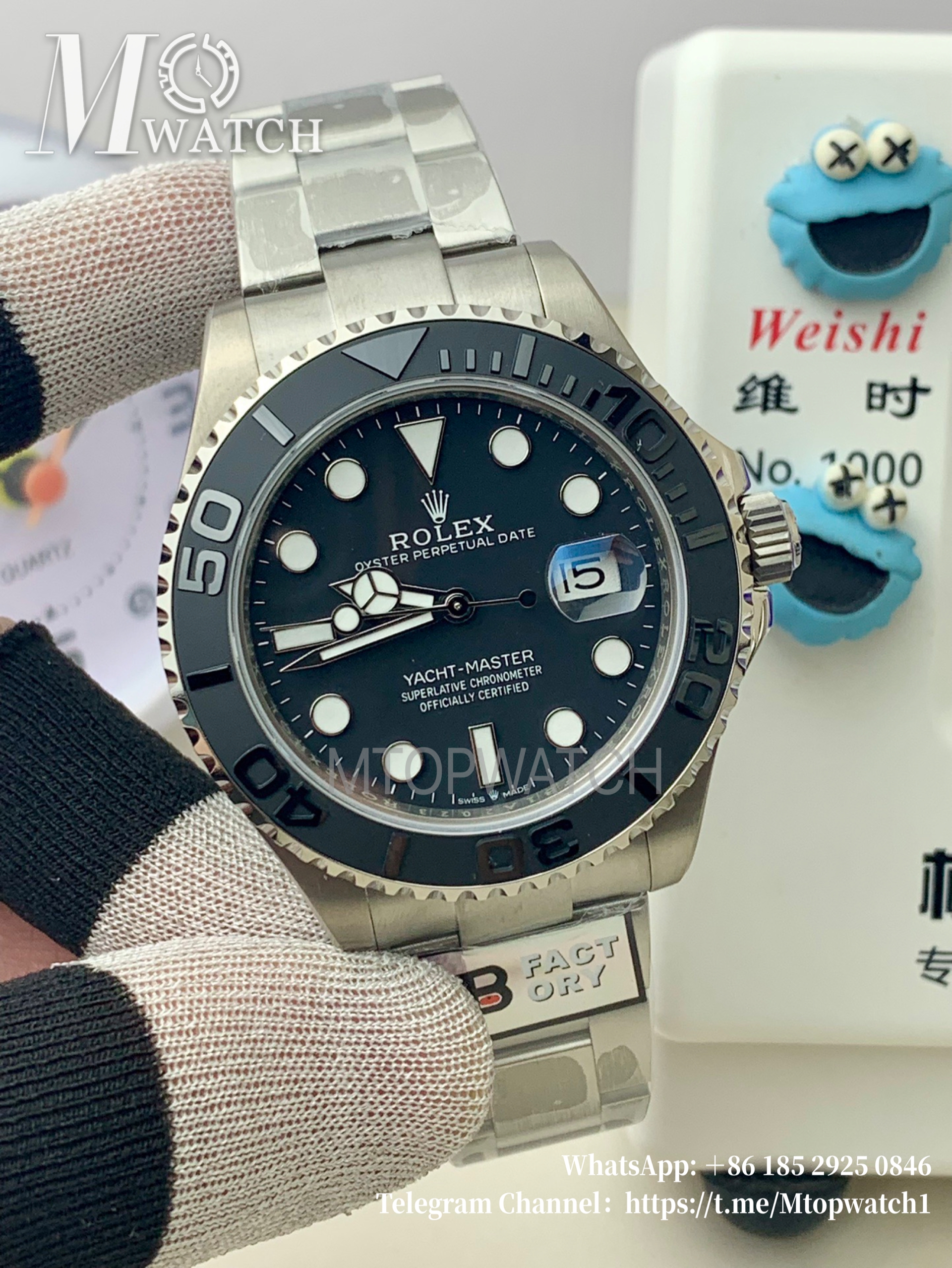ROLEX - Yacht-Master 226627 42mm TI/TI Black/Dot VSF DD3235