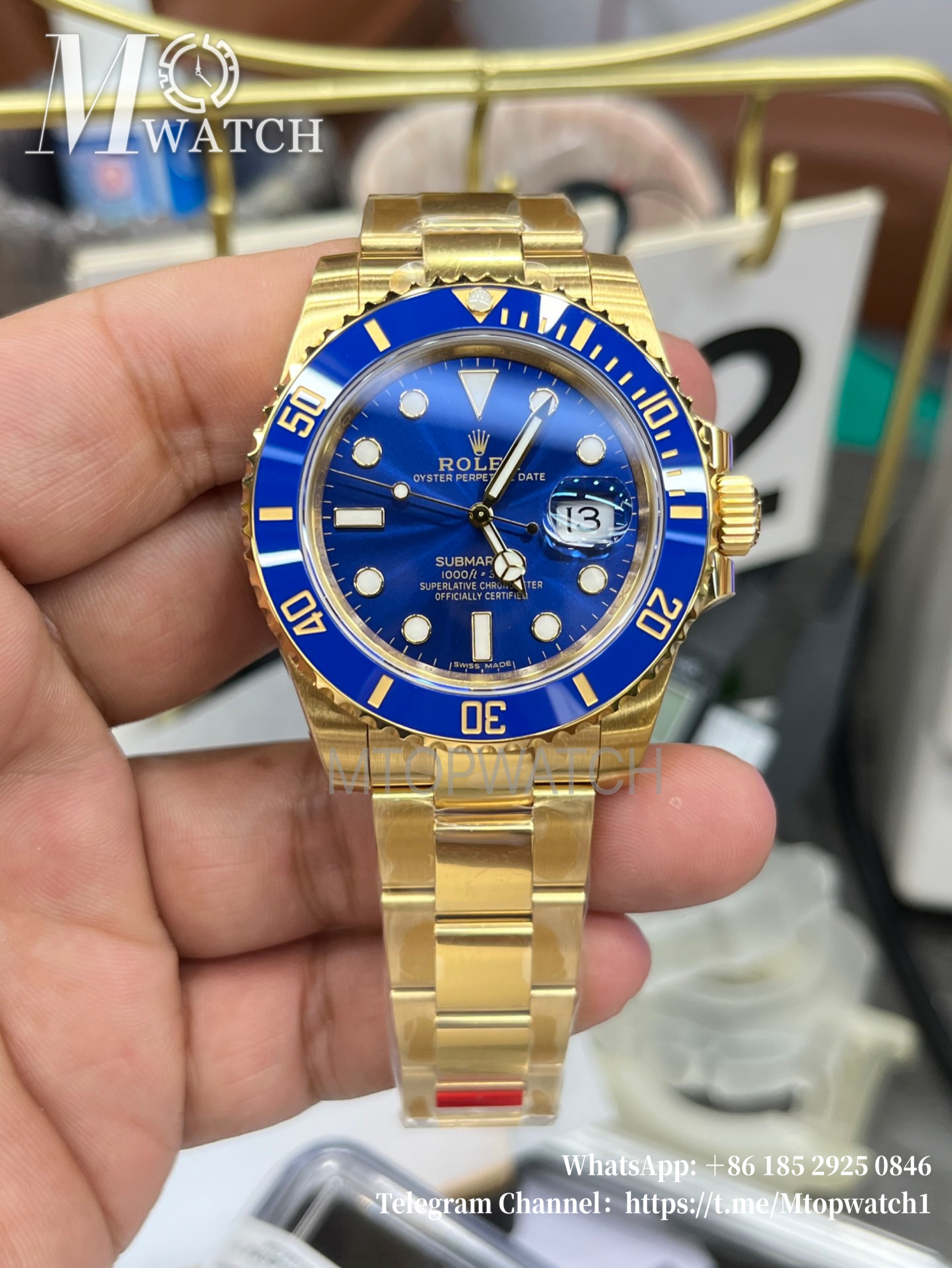 ROLEX - Submariner 126618LB 40mm YG/YG Blue Dial VSF VS3135