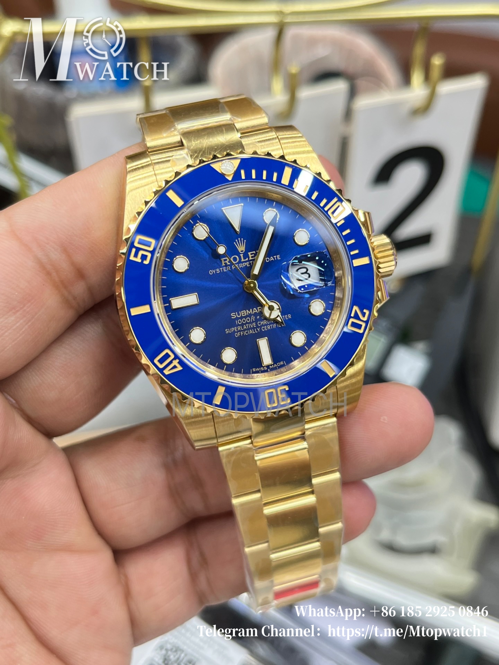 ROLEX - Submariner 126618LB 40mm YG/YG Blue Dial VSF VS3135