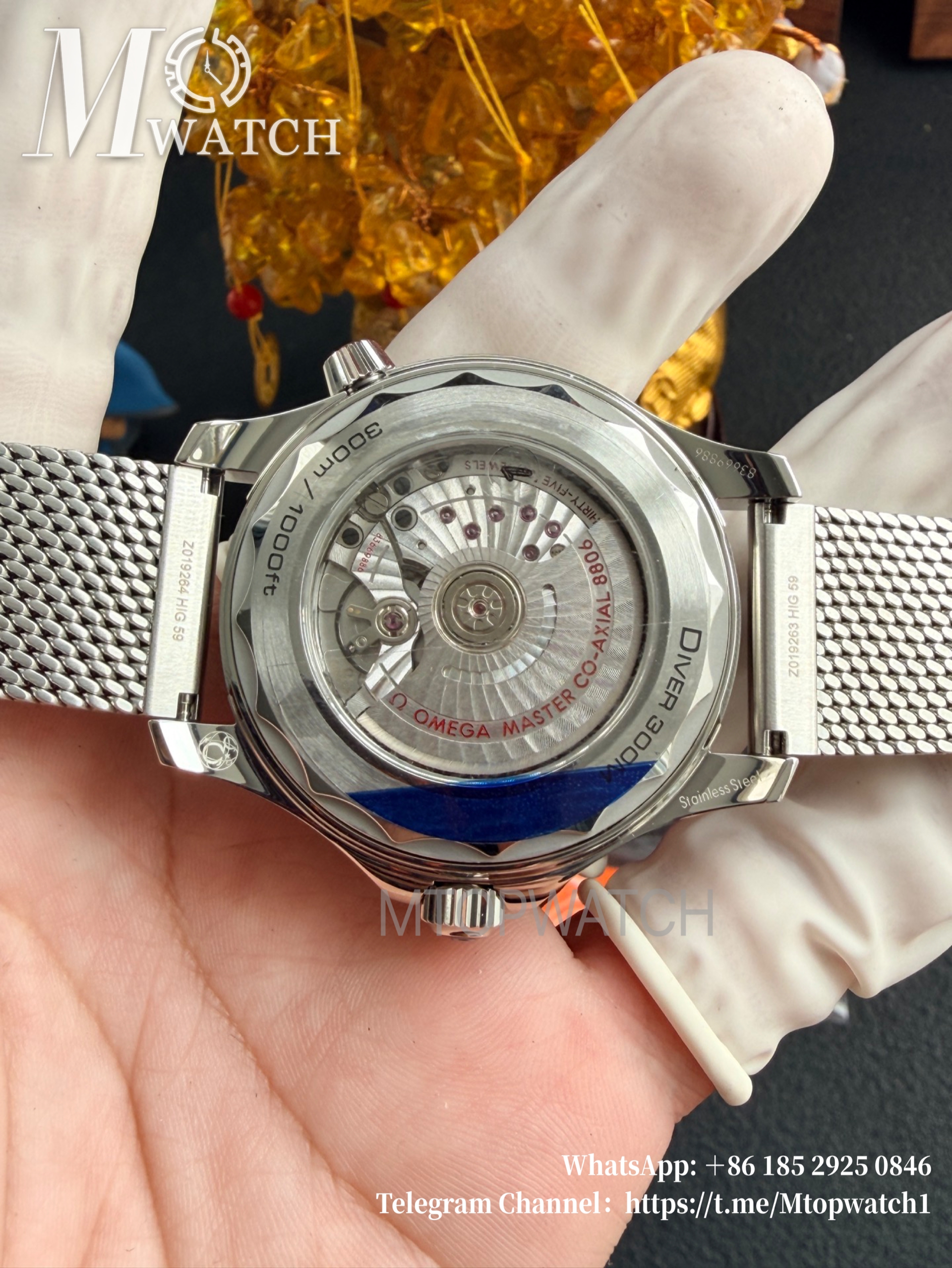 OMEGA - SUPER CLONE Seamaster 300m 42mm 2025 SS/SS Black Dial VSF VS8806